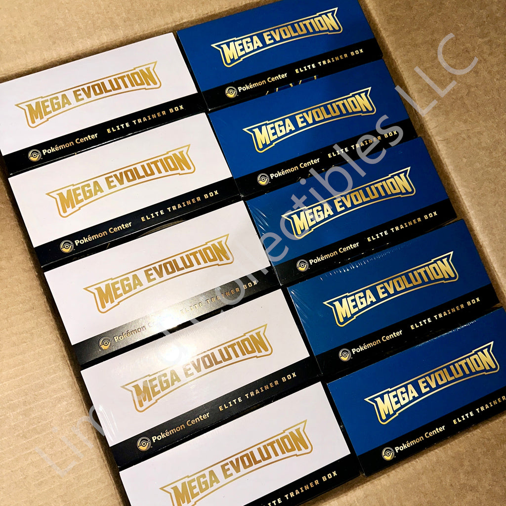 Pokémon TCG Mega Evolution Mega Lucario Gardevoir eX Elite Trainer Shipment