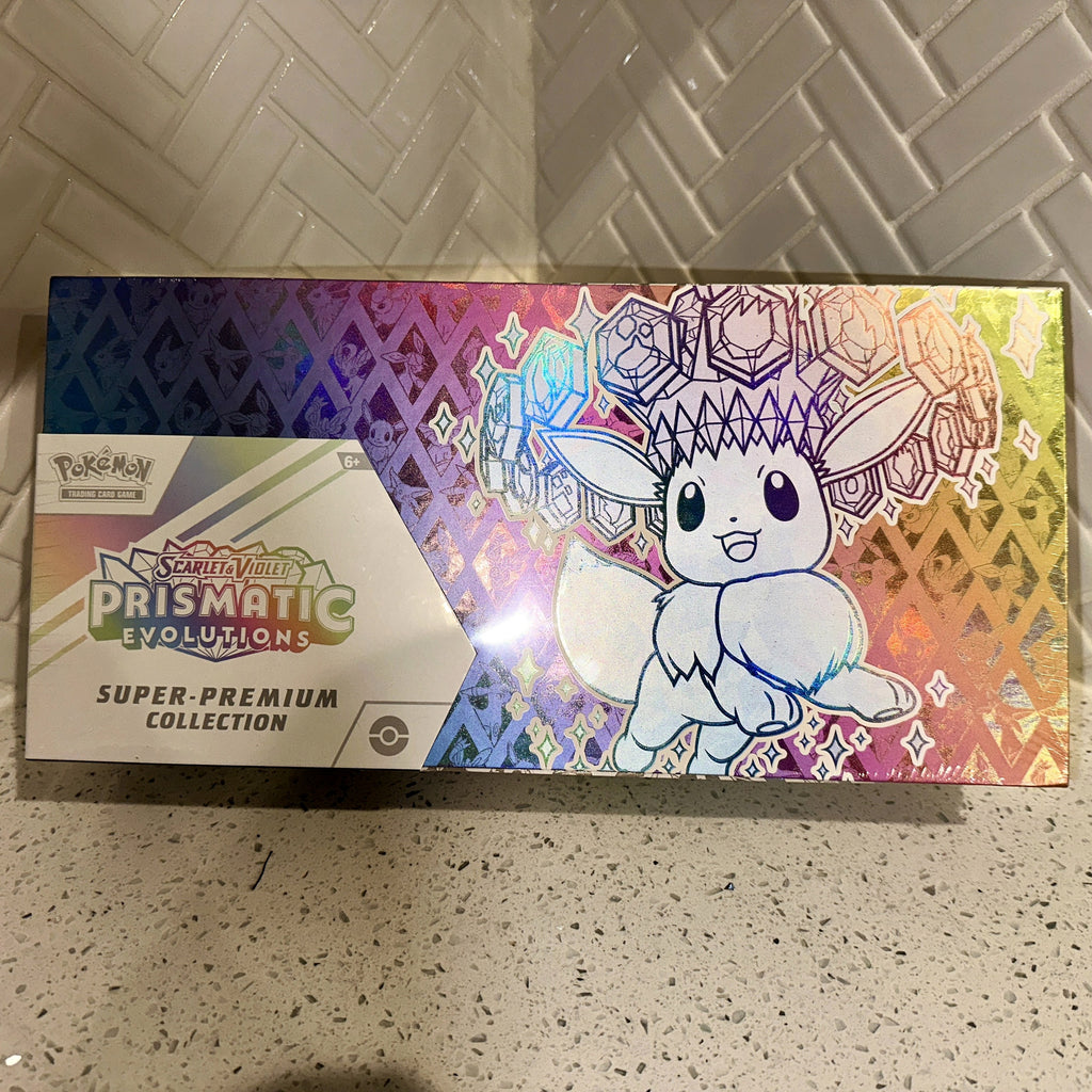 Pokemon TCG SV Prismatic Evolutions Super Premium Collection SPC Scratch n Dent Front