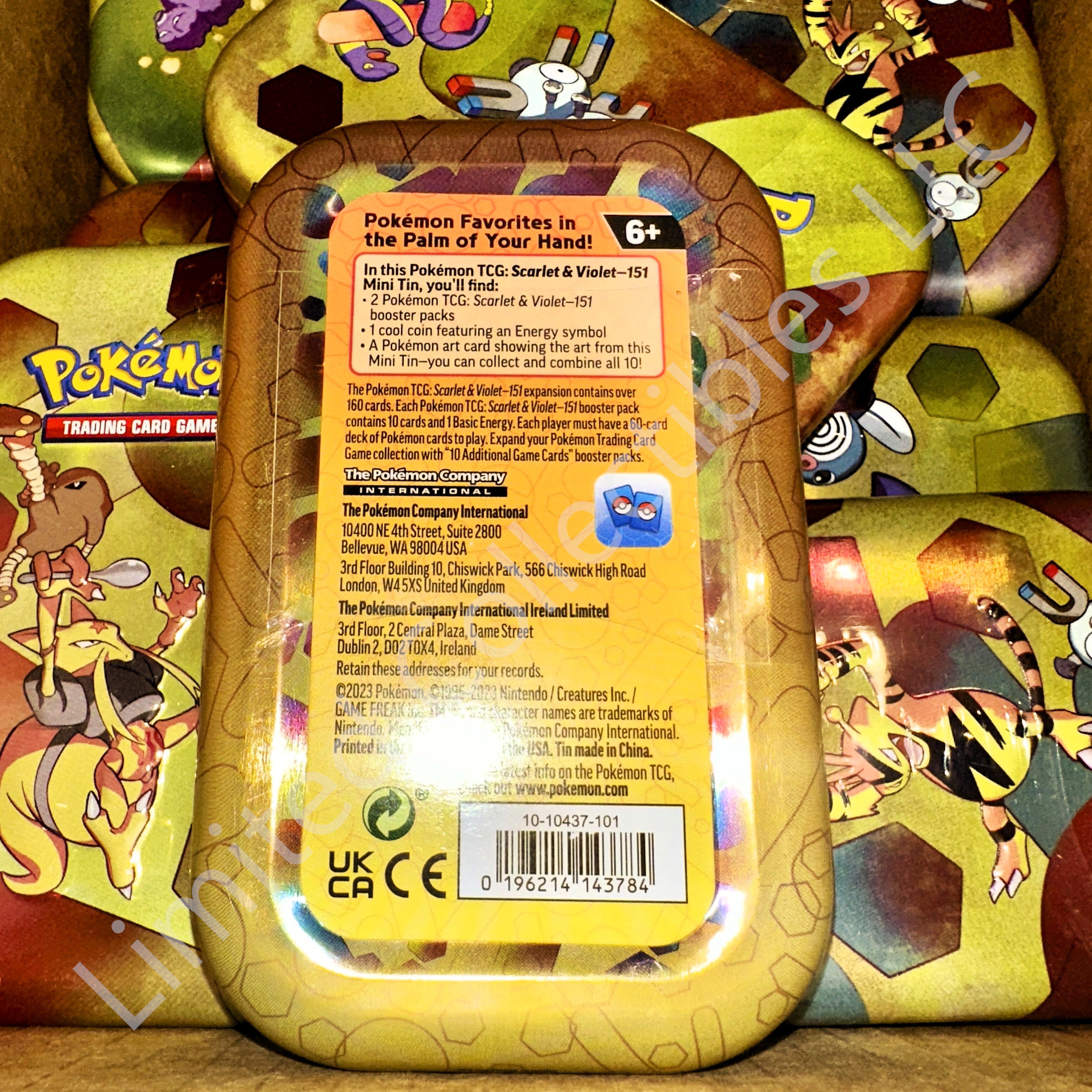 Pokémon TCG: Scarlet & Violet 151 Mini Tin – Mini Tin | Pokémon |  POKE-SCA-151-MINI-0063