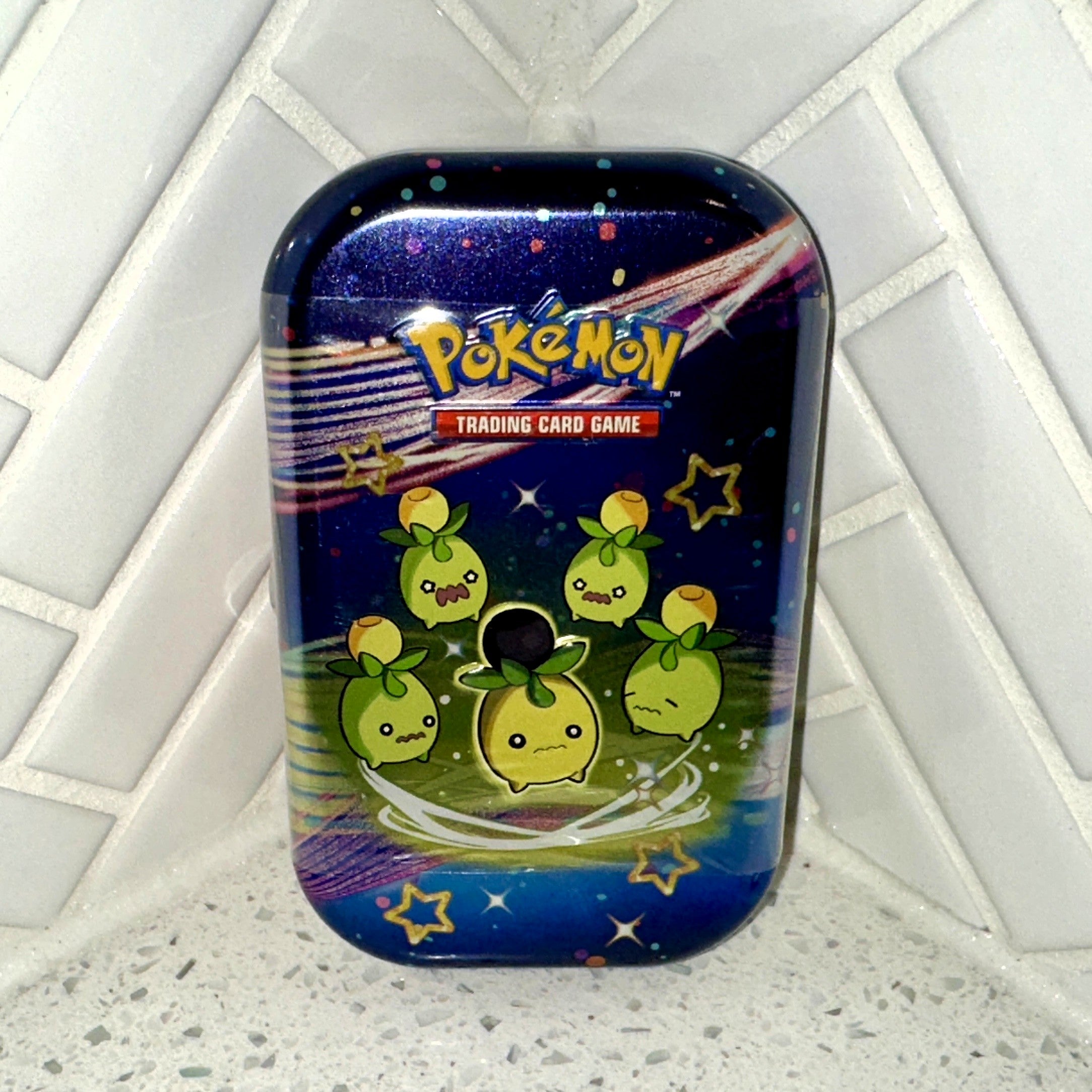 Pokemon TCG Scarlet & Violet Paldean Fates Mini Tin Single Smoliv – Limited Collectibles