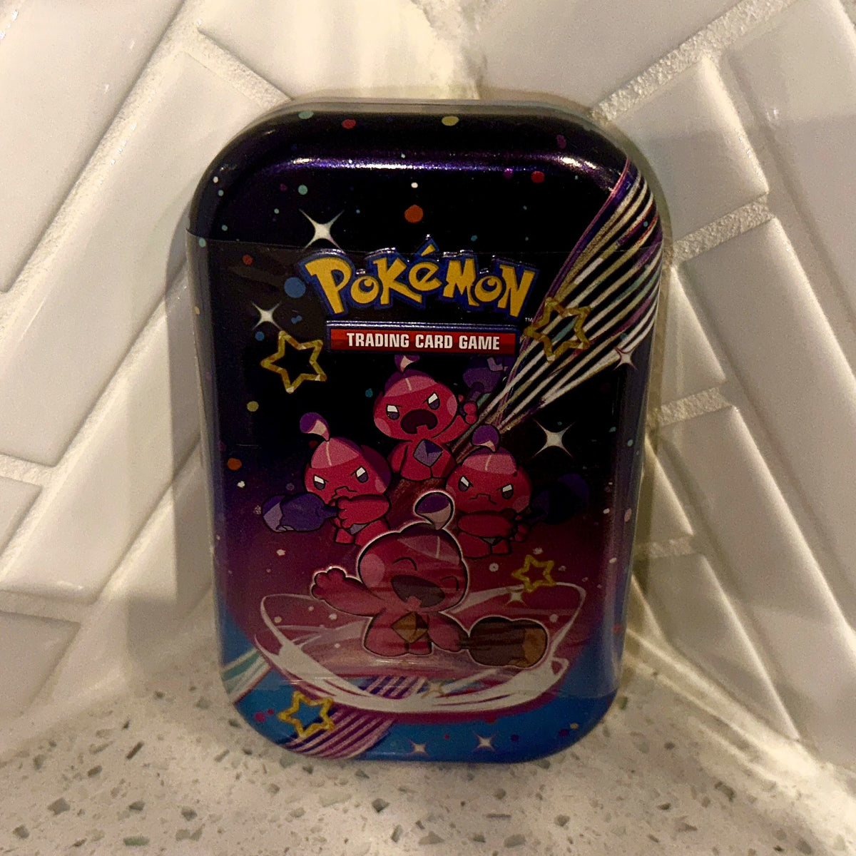 Pokemon TCG Scarlet & Violet Paldean Fates Mini Tin Single Tinkatink – Limited Collectibles