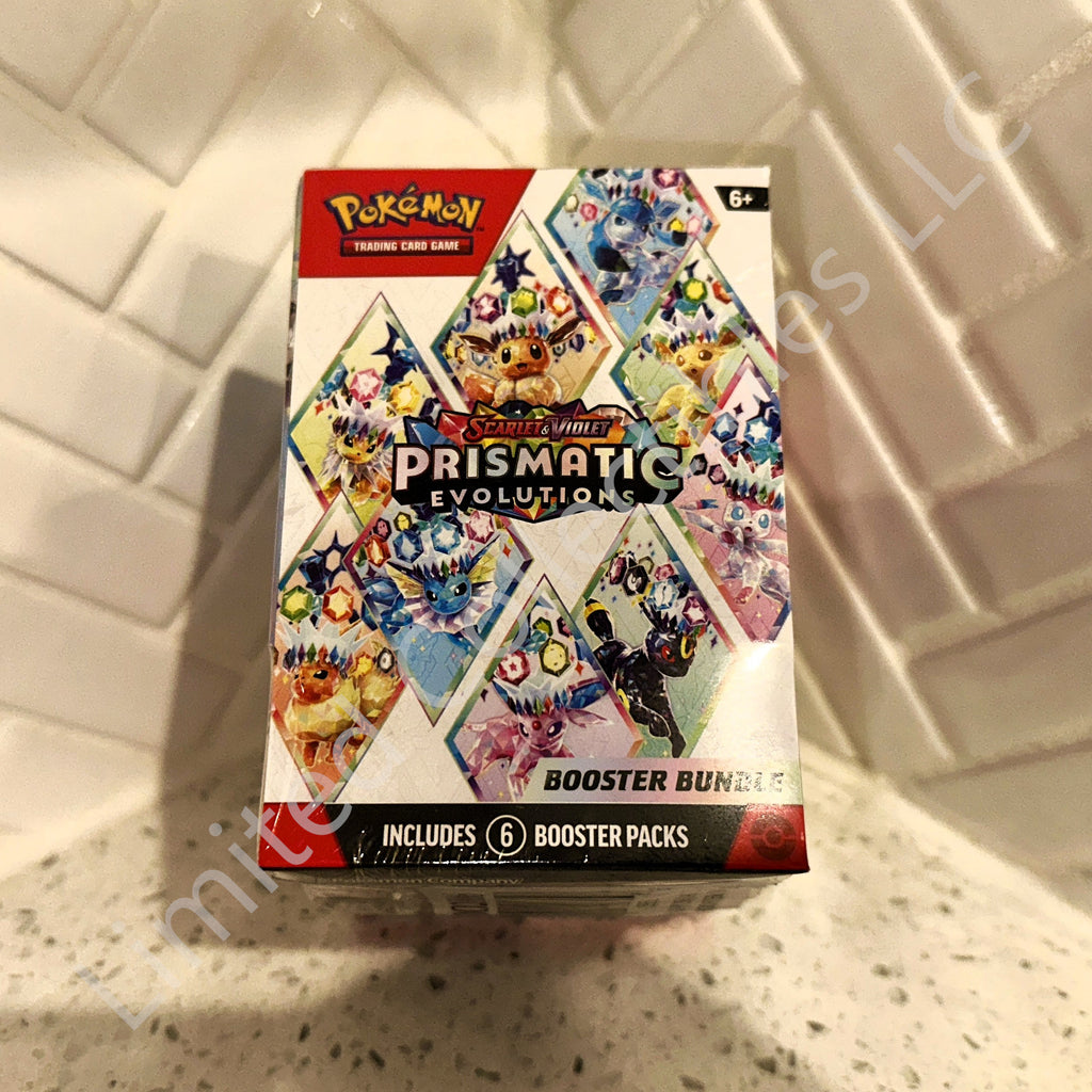 Pokemon TCG Scarlet & Violet Prismatic Evolutions Booster Bundle Box (2-Pack) Front