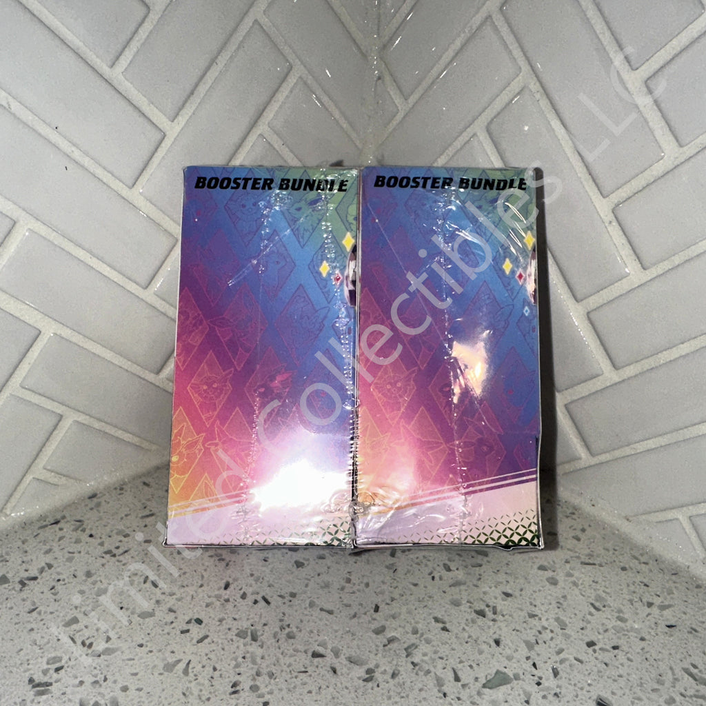 Pokemon TCG Scarlet & Violet Prismatic Evolutions Booster Bundle Box (2-Pack) Side