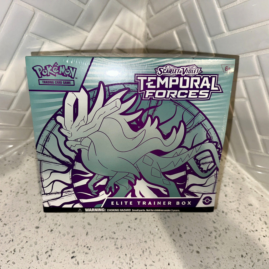 Pokémon TCG Scarlet & Violet Temporal Forces Walking Wake Elite Trainer Box ETB Front