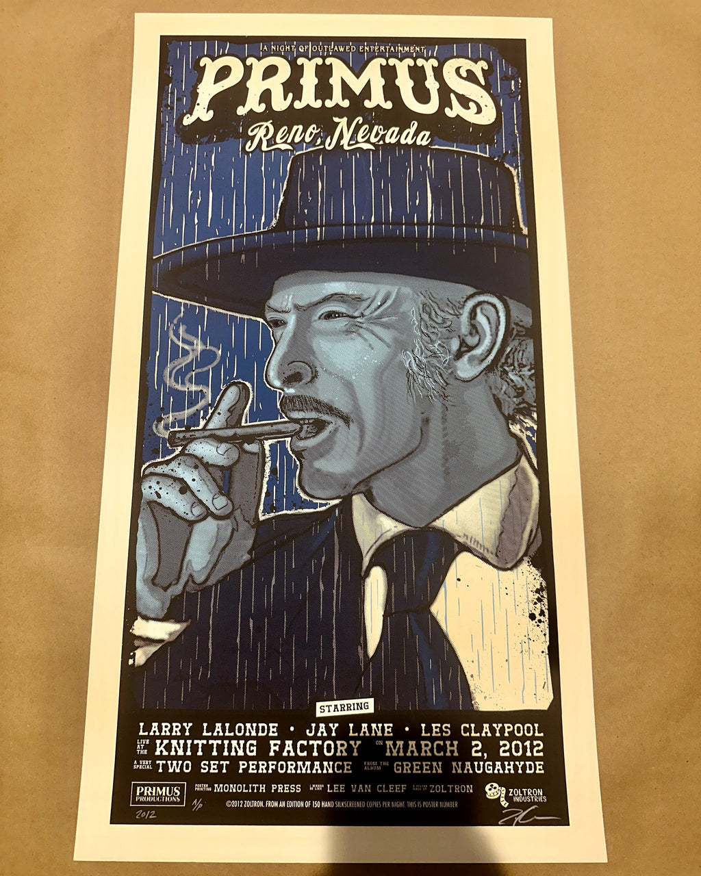 Primus 2012 Reno Night 1 Limited Edition Concert Poster Artist Print