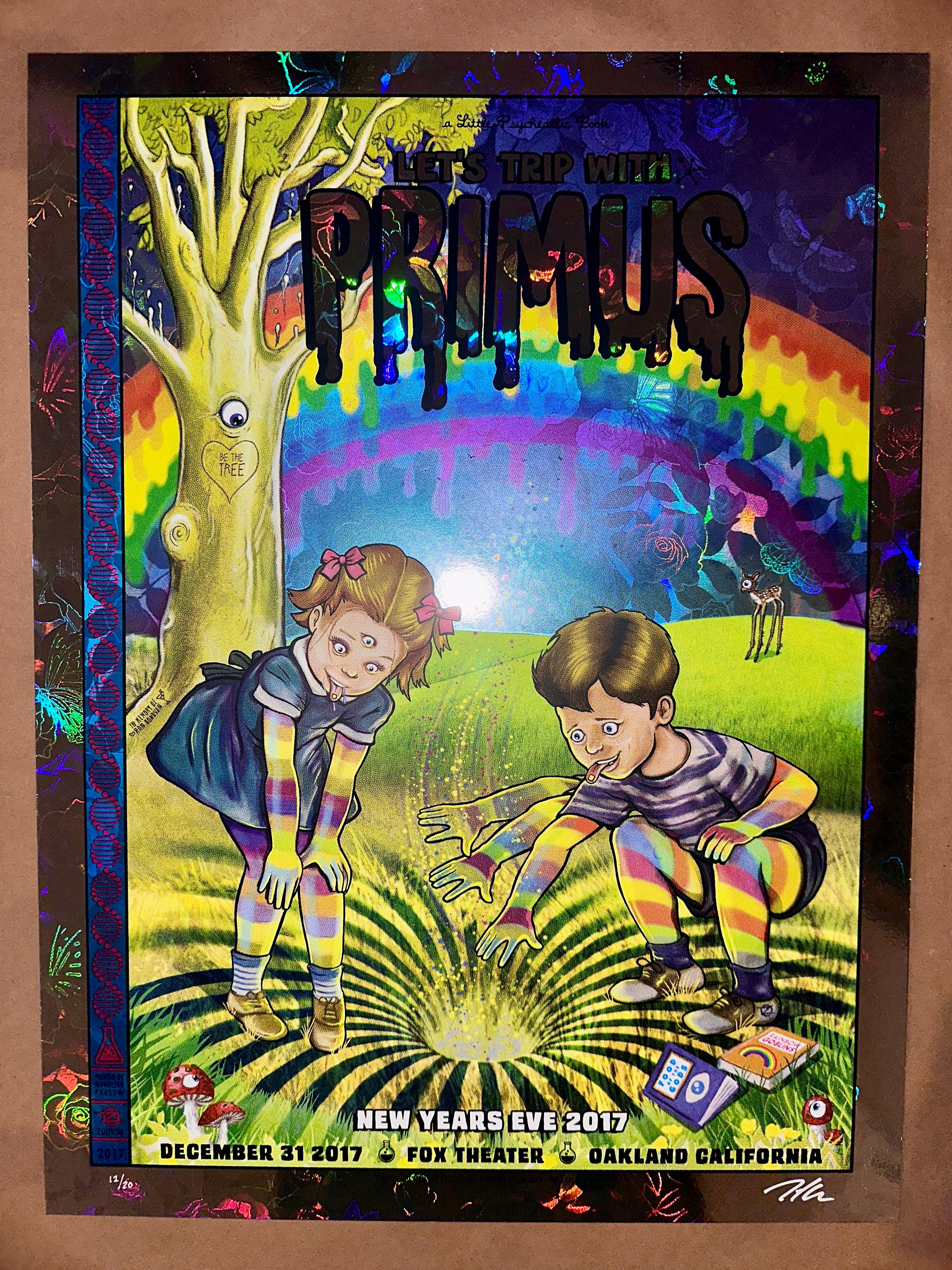 Primus 2017 ~ Oakland New Year's Eve Nature Boy (Zoltron) - art_print – Limited Collectibles