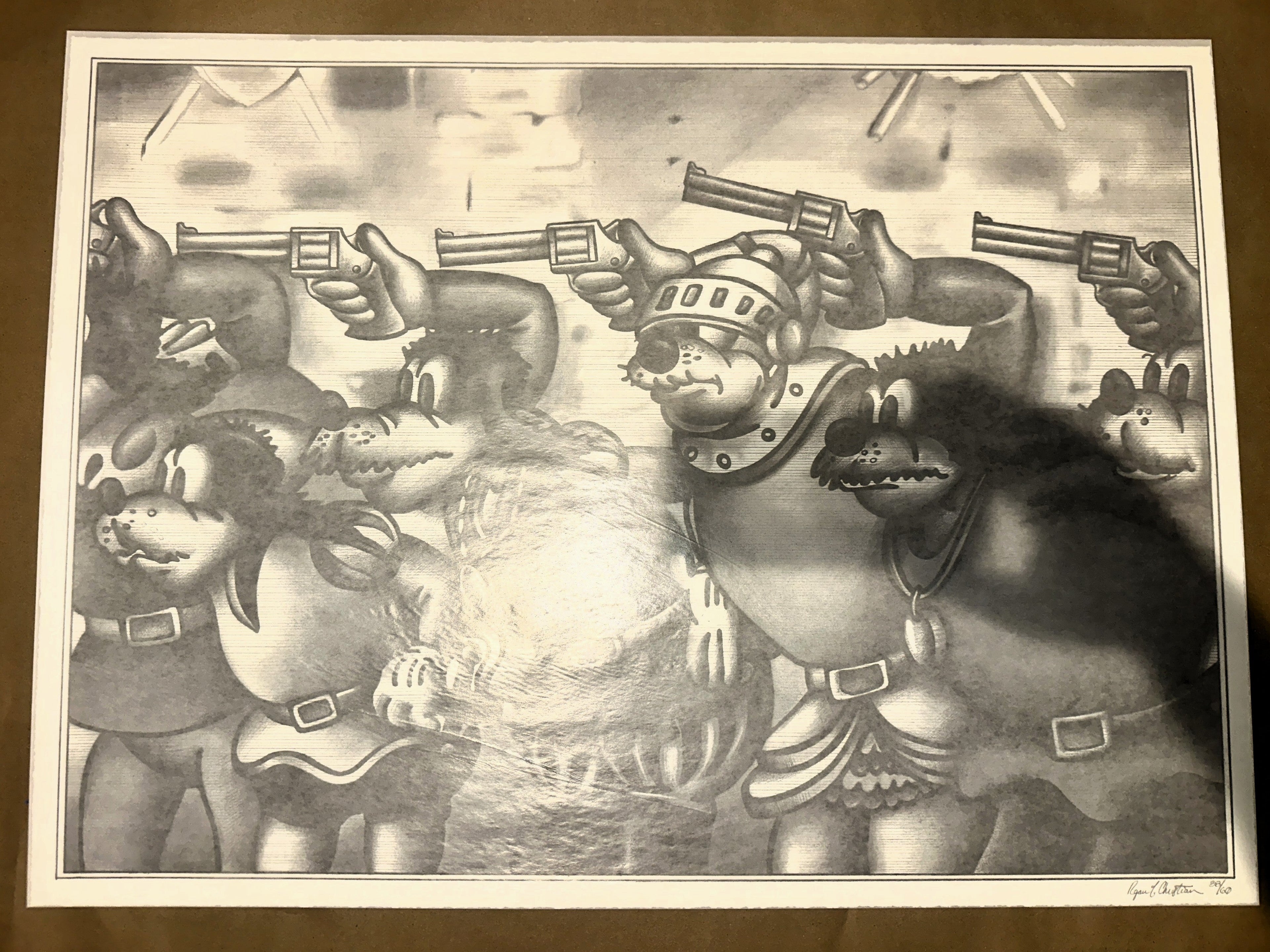 Ryan Travis Christian - Bullet Knights 202 Signed & Numbered Art Print – Limited Collectibles