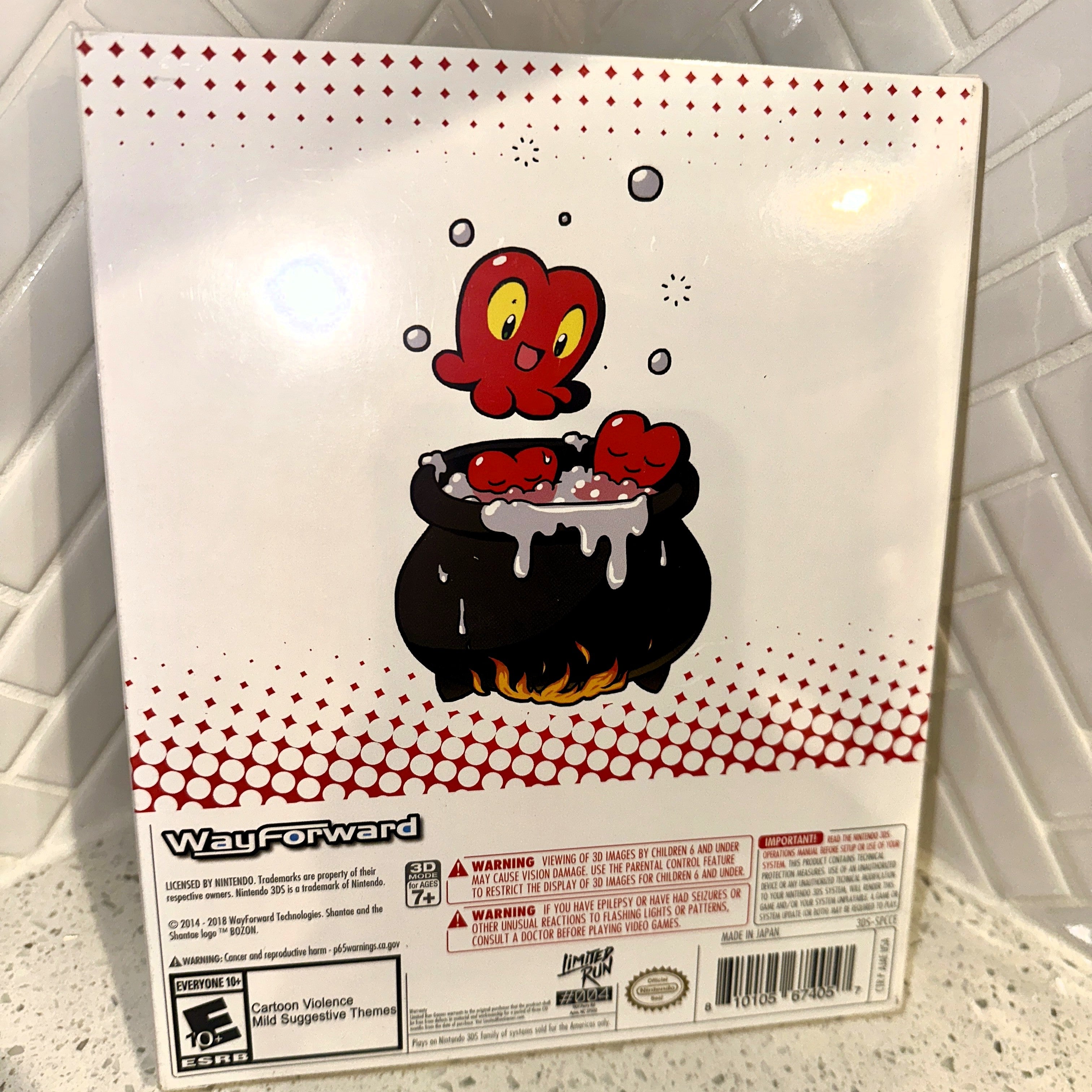 Shantae and the Pirates Curse Collectors Edition Nintendo 3DS Rear – Limited Collectibles