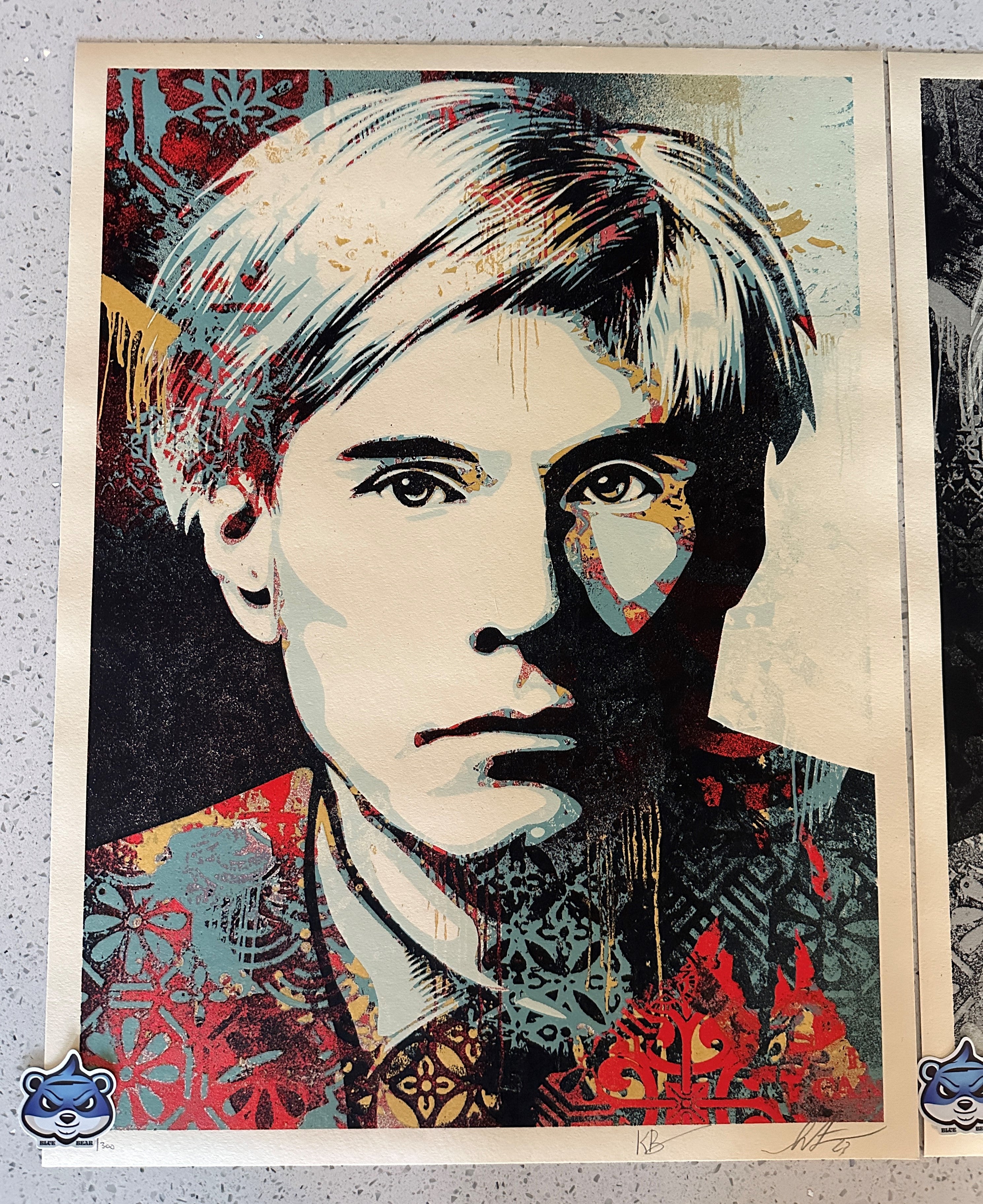Shepard Fairey - Warhol Collage 2023 Signed & Numbered Screen PrintColor – Limited Collectibles