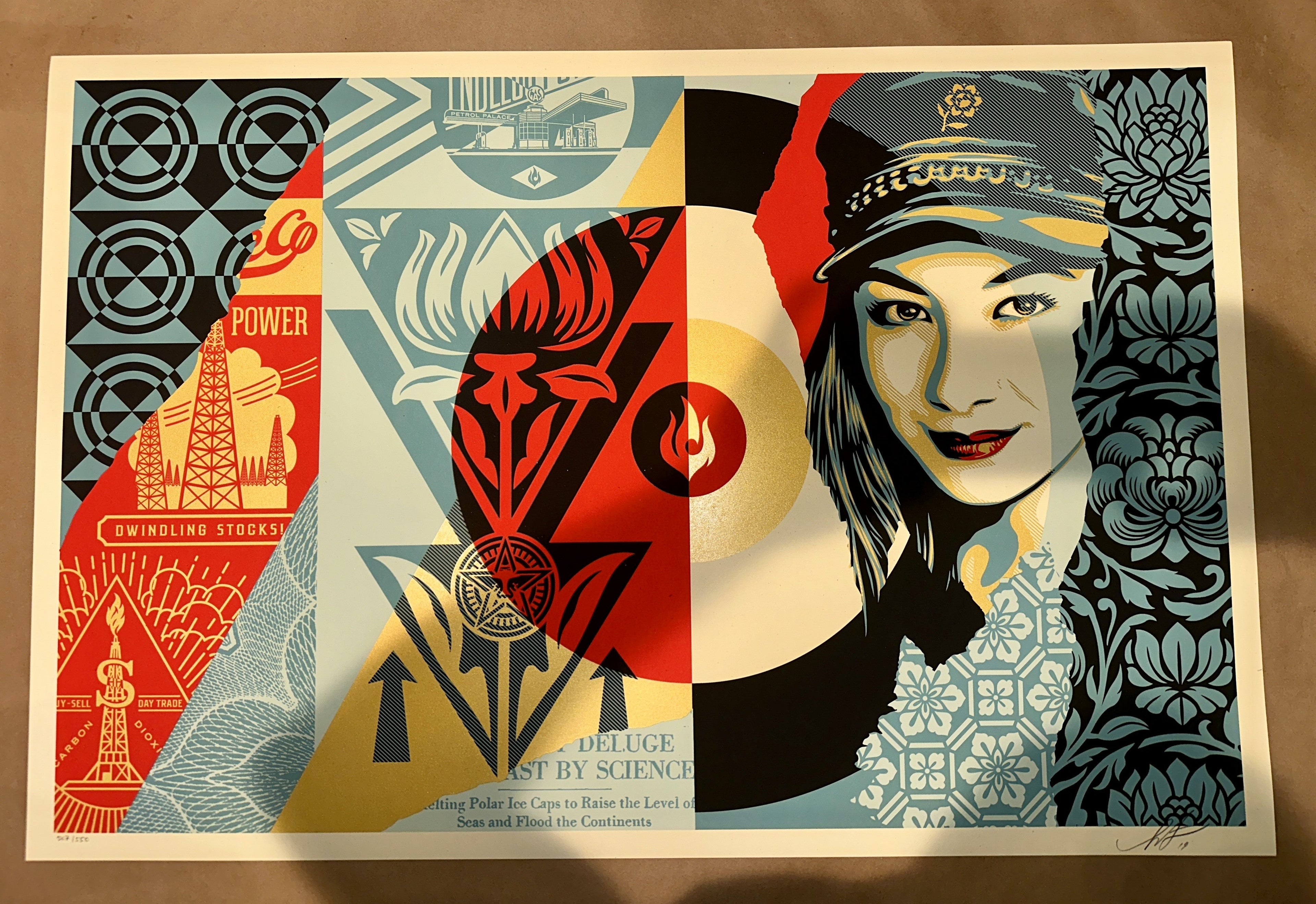 Shepard Fairey 2019 Raise the Level Signed & Numbered Screen Print - art_print – Limited Collectibles