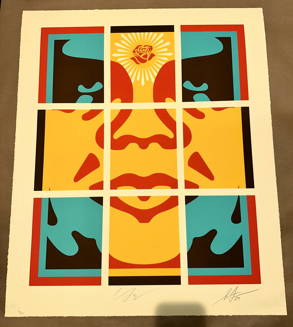 Shepard Fairey 2024 They Divide We Multiply Signed & Numbered Screen Print - art_print