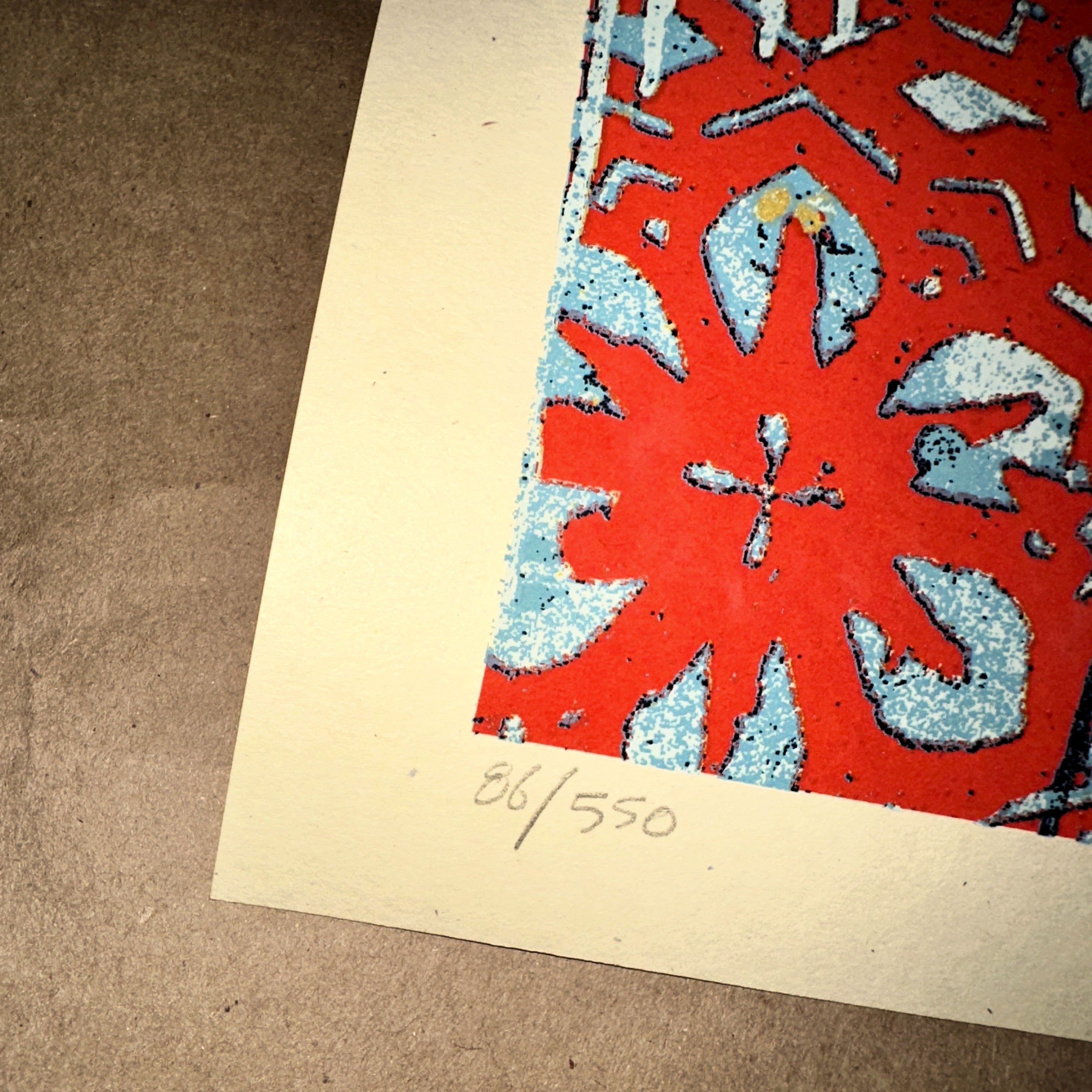 Shepard Fairey 2025 Chaos Mandala 2 Limited Edition Signed Numbered Screenprint Corner 1 – Limited Collectibles