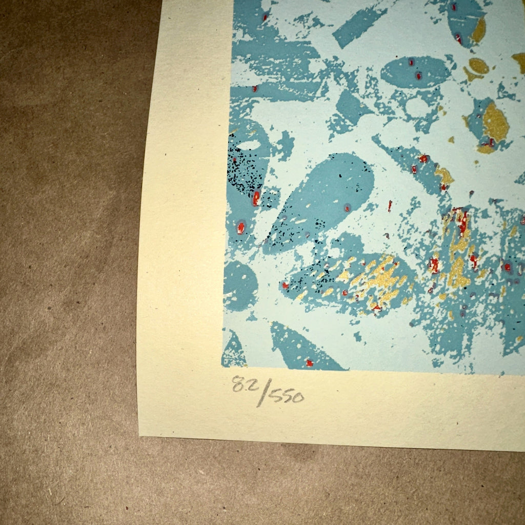 Shepard Fairey 2025 Chaos Mandala Limited Edition Signed & Numbered Screenprint Corner 1