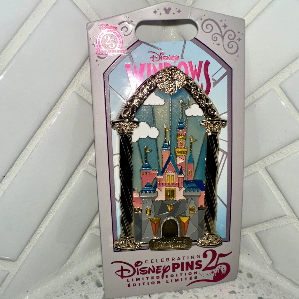 Sleeping Beauty Castle 2025 Disney Windows of Attraction Limited Edition Pin Front 4