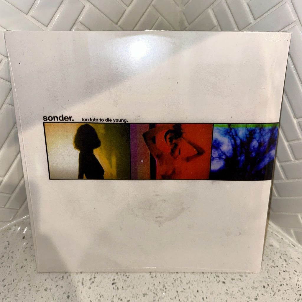Sonder Too Late To Die Young LP Exclusive Official First Pressing Vinyl Record Rear