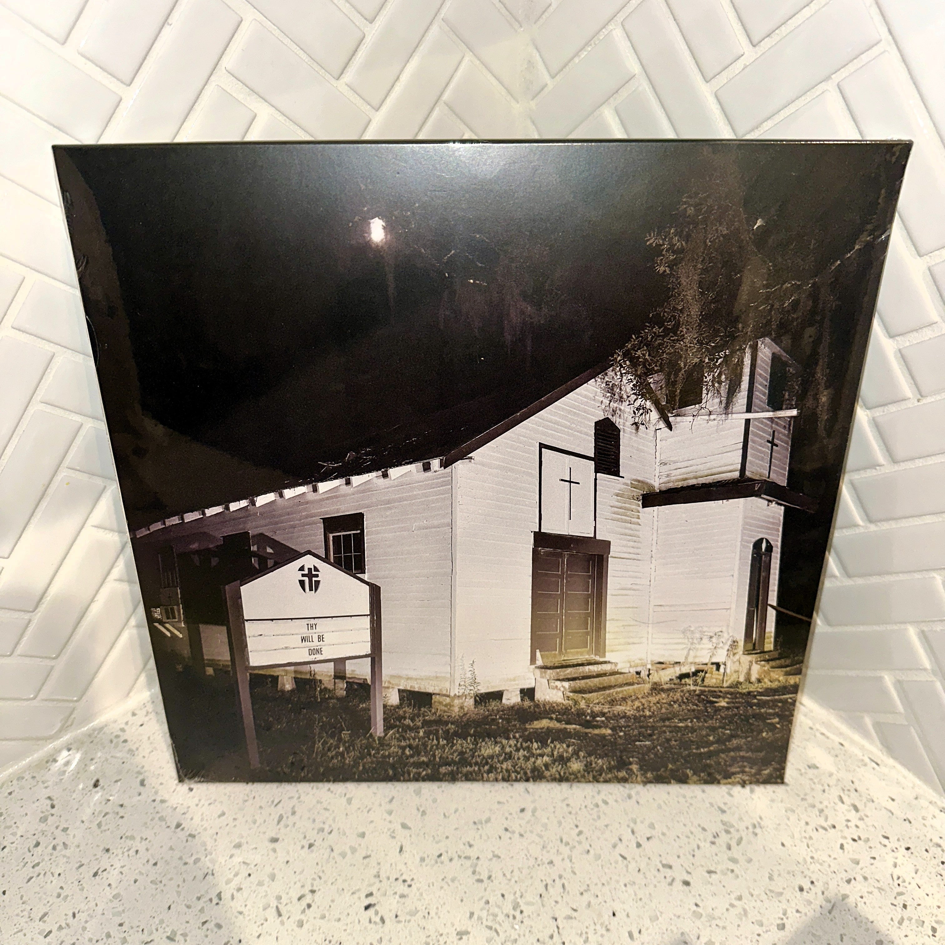 SuicideBoys - Thy Will Be Done LP Spotify First Red Blood Splatter Vinyl Record Front – Limited Collectibles