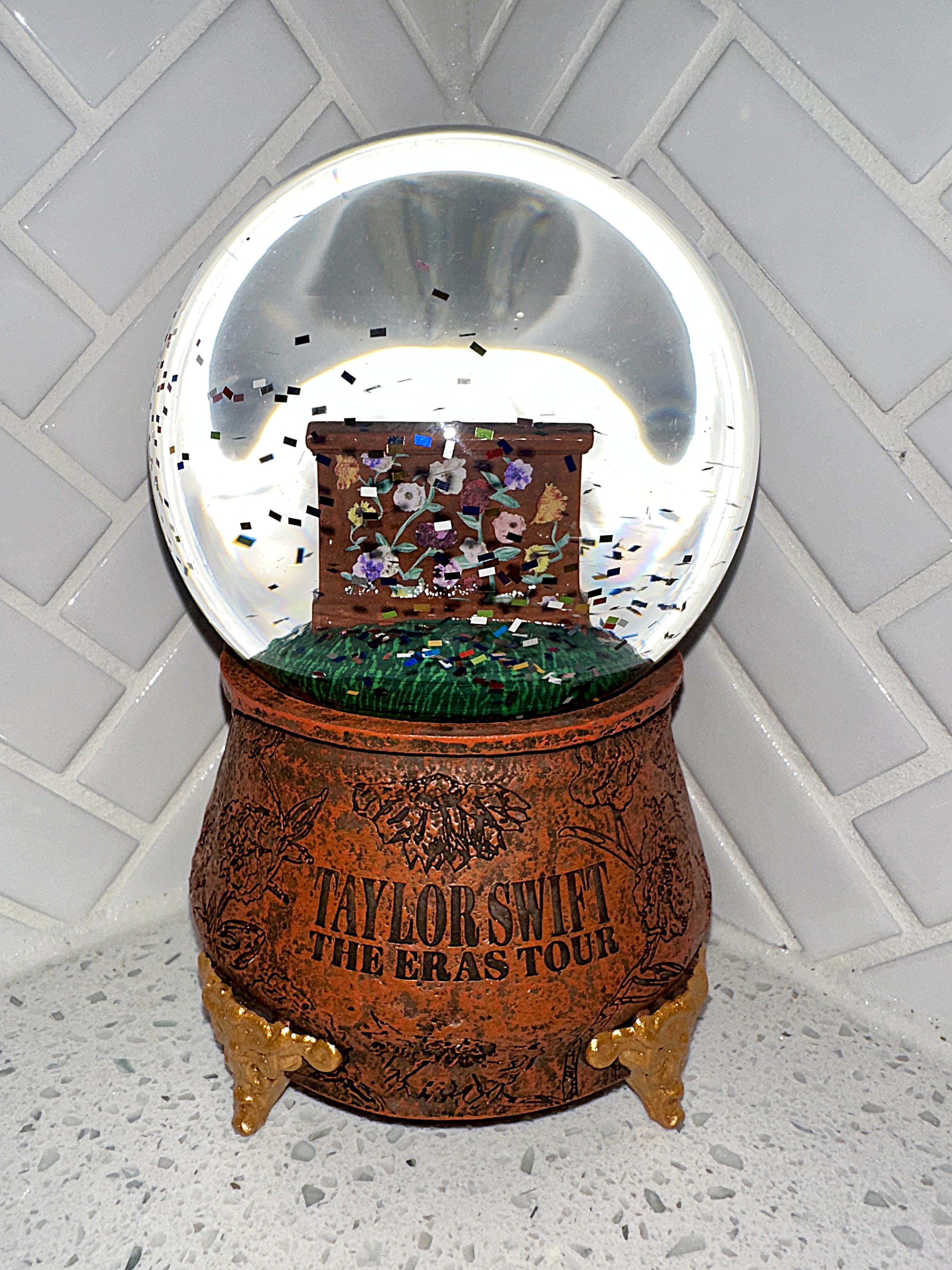 Taylor Swift ~ The Eras Tour Acoustic Piano Snow Globe – Limited Collectibles