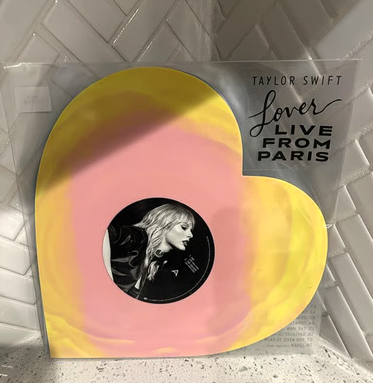 Taylor Swift ~ Lover (Live from Paris) ~ Heart Shaped Vinyl - media_vinyl
