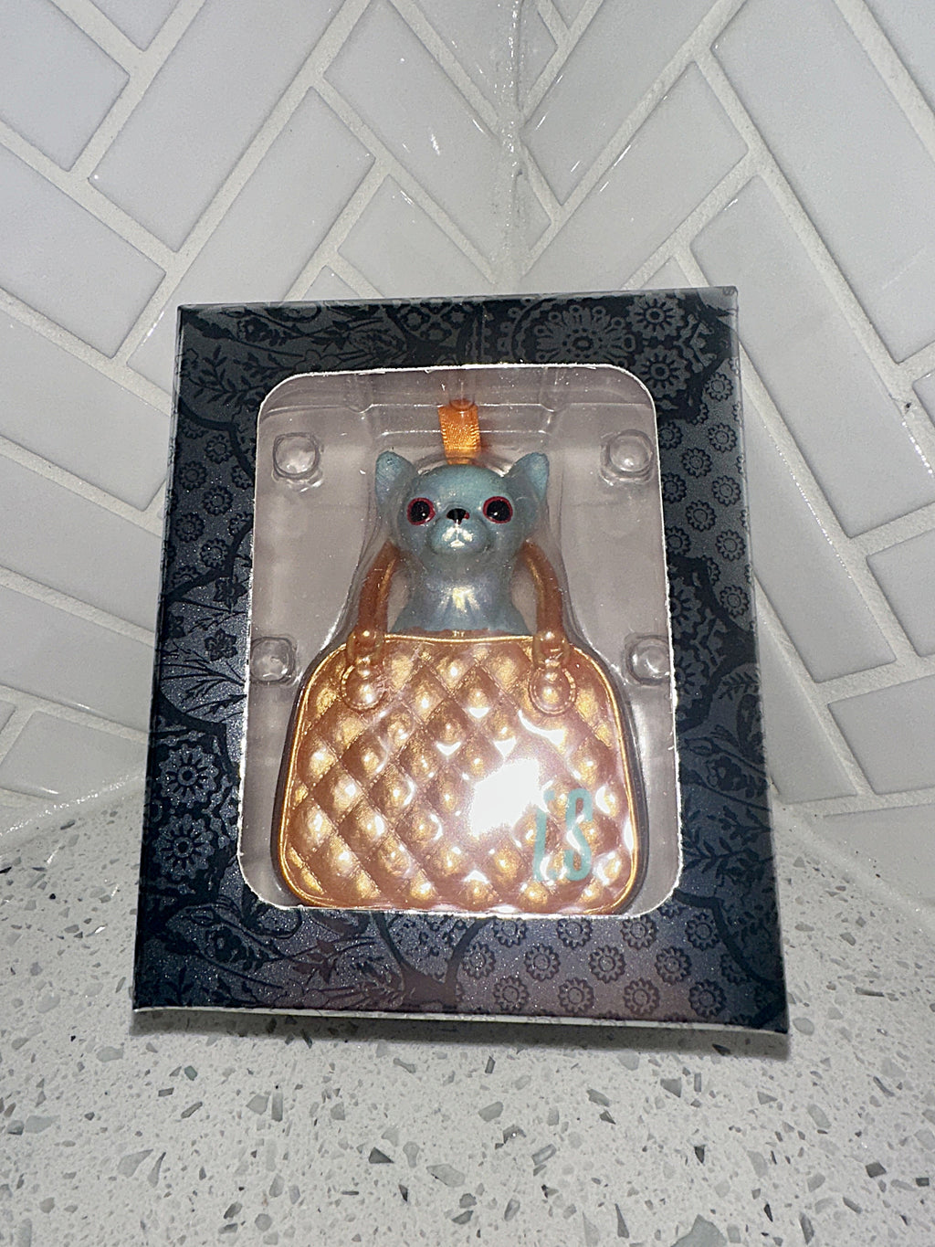 Taylor Swift Ornament Holiday Chihuahua Barking at Me from a Tiny Purse