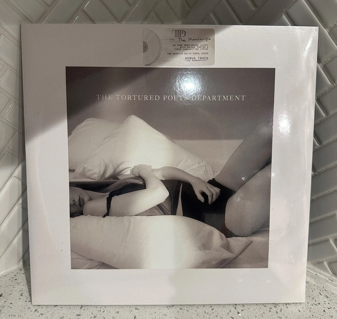 Taylor Swift Vinyl ~ The Tortured Poets Department ~ Ghosted White ~ Signed – Limited Collectibles