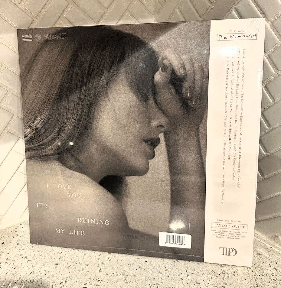 Taylor Swift Vinyl ~ The Tortured Poets Department ~ Ghosted White ~ Signed – Limited Collectibles