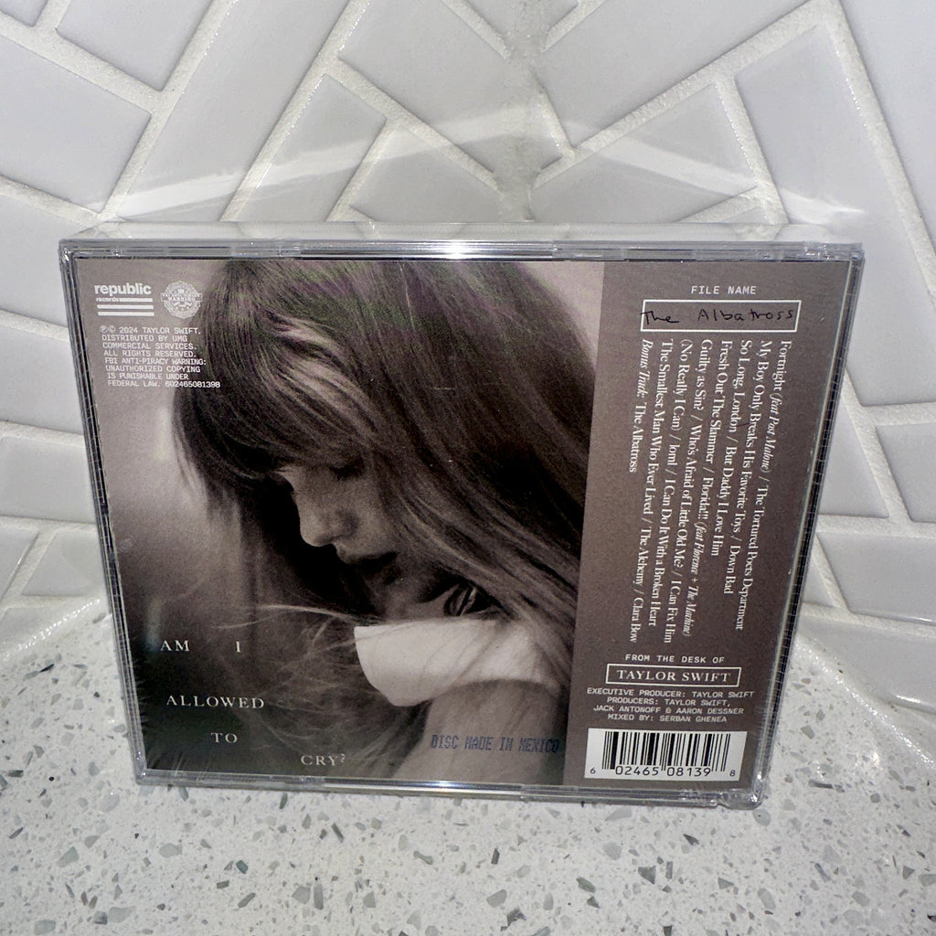 Taylor Swift ~ The Torturred Poets Department ~ Deluxe Edition CD ~ "The Albatross" Collectors Edition