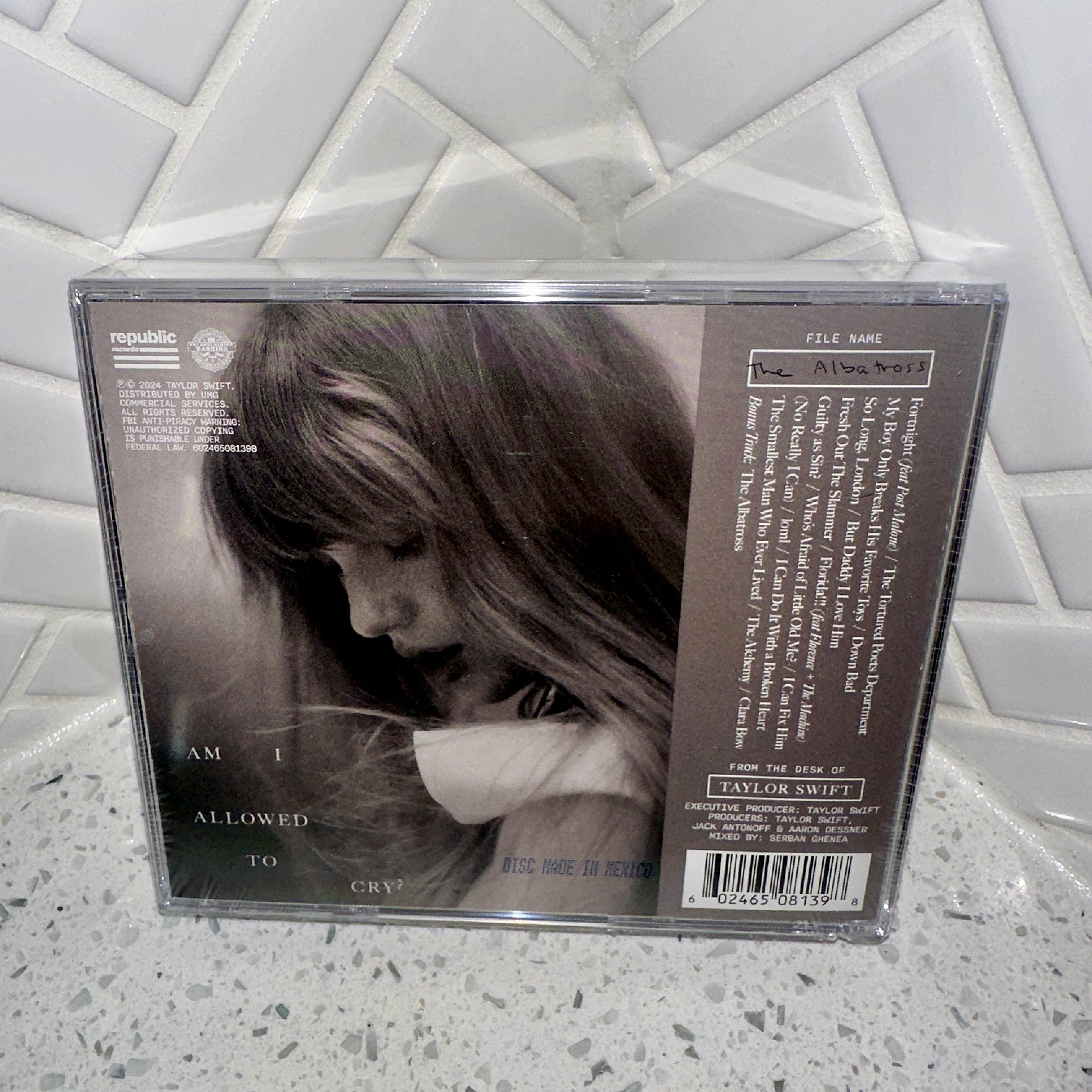 Taylor Swift ~ The Torturred Poets Department ~ Deluxe Edition CD ~ "The Albatross" Collectors Edition – Limited Collectibles