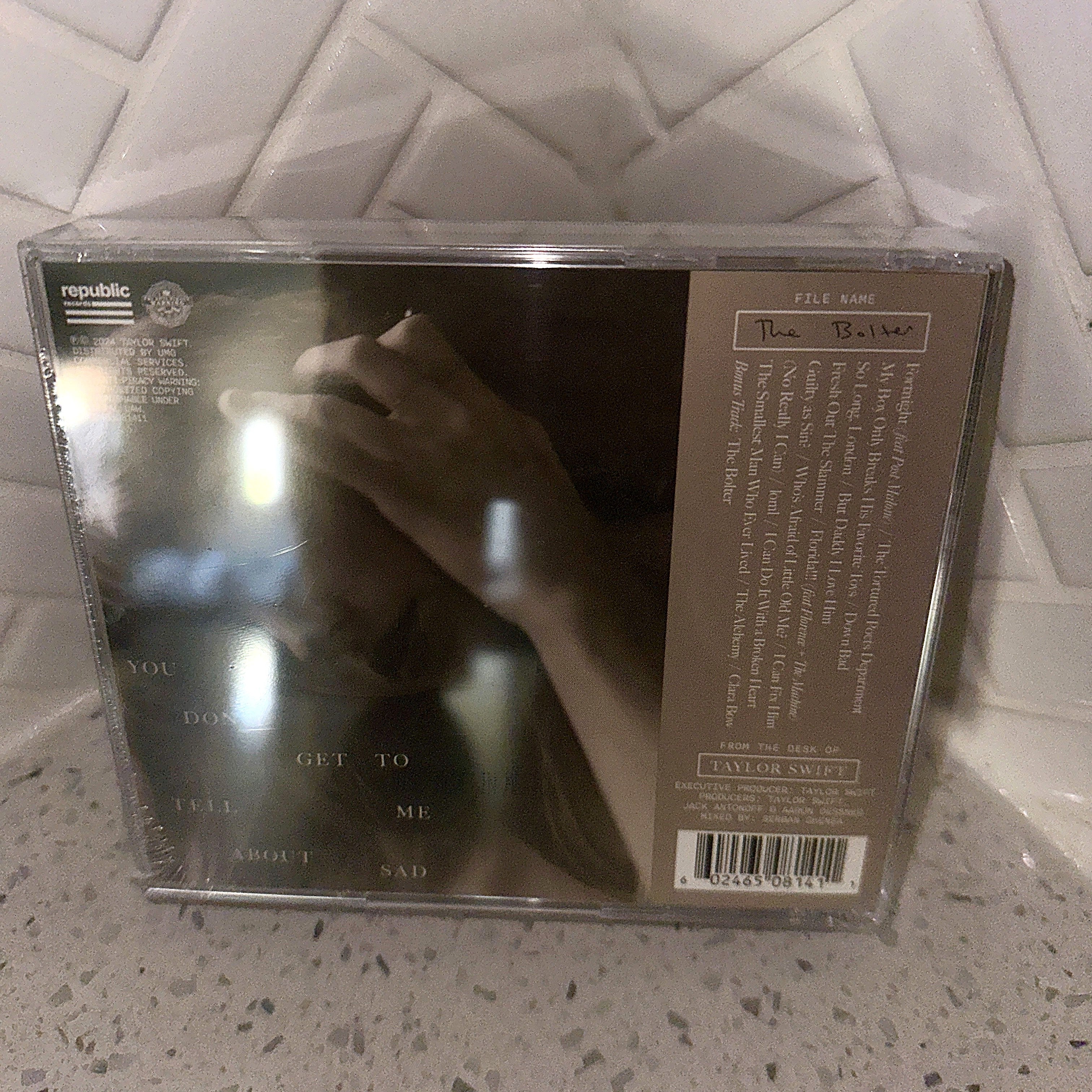 Taylor Swift ~ The Torturred Poets Department ~ Deluxe Edition CD ~ "The Bolter" Collectors Edition – Limited Collectibles