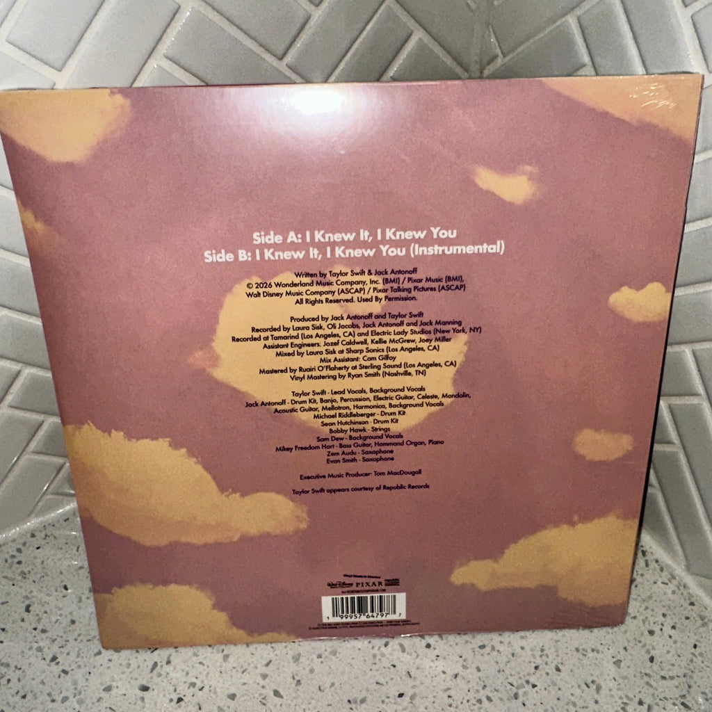 Taylor Swift I Knew It, I Knew You 10 Limited Jessie's Hat Shaped Vinyl Record Rear
