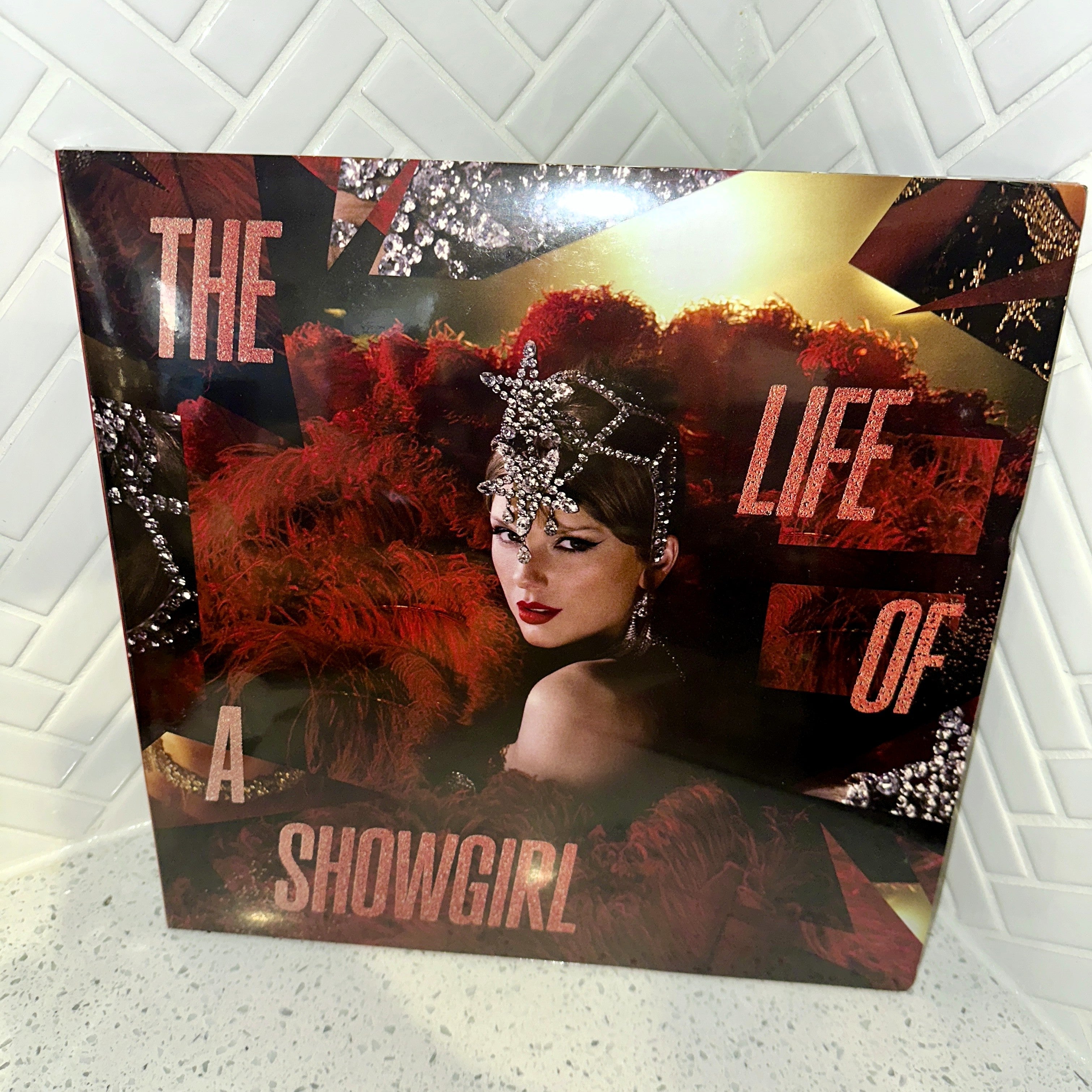 Taylor Swift - The Life of a Showgirl LP: Red Lipstick & Lace Transparent Vinyl - media_vinyl – Limited Collectibles