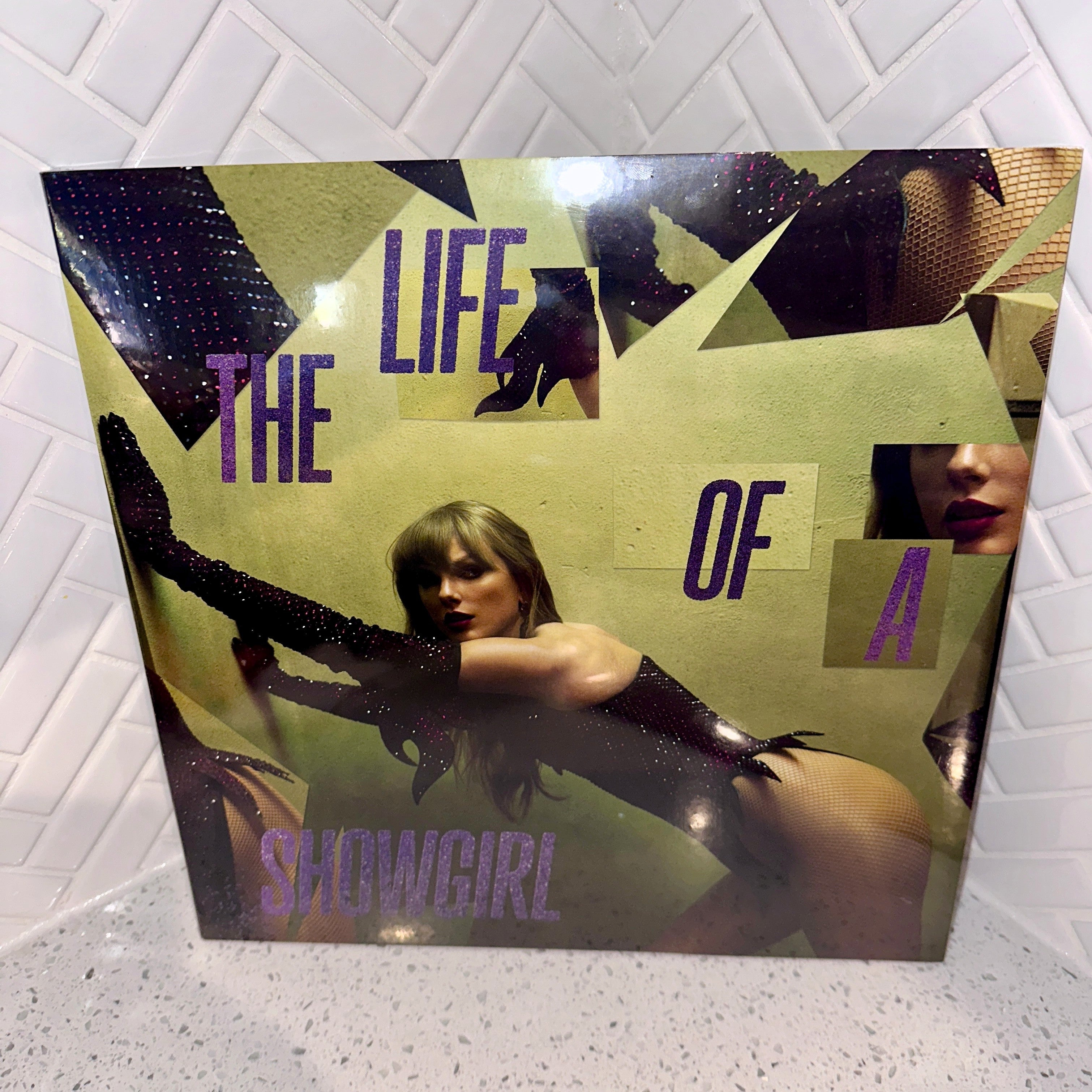 Taylor Swift - The Life of a Showgirl LP: Violet Shimmer Marbled Vinyl - media_vinyl – Limited Collectibles