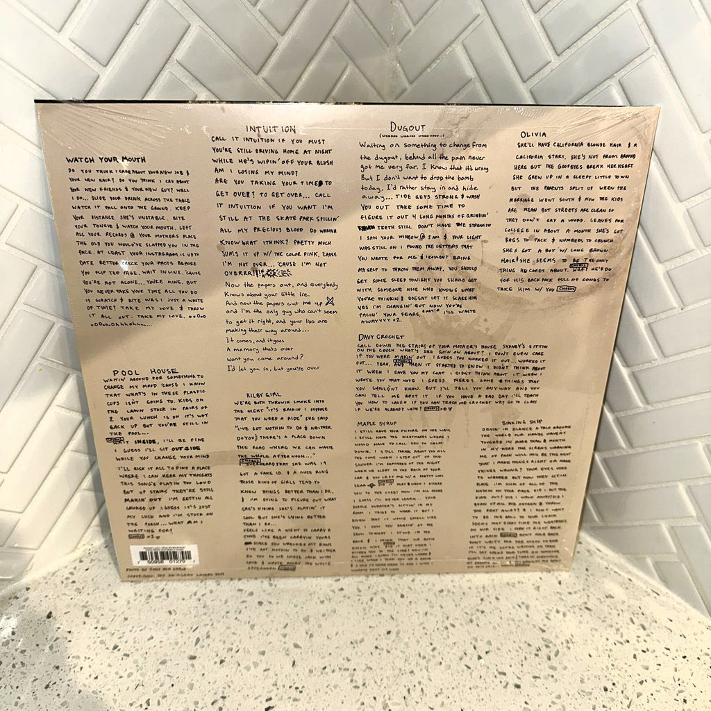 The Backseat Lovers When We Were Friends LP Limited Edition Galaxy Vinyl Record Rear