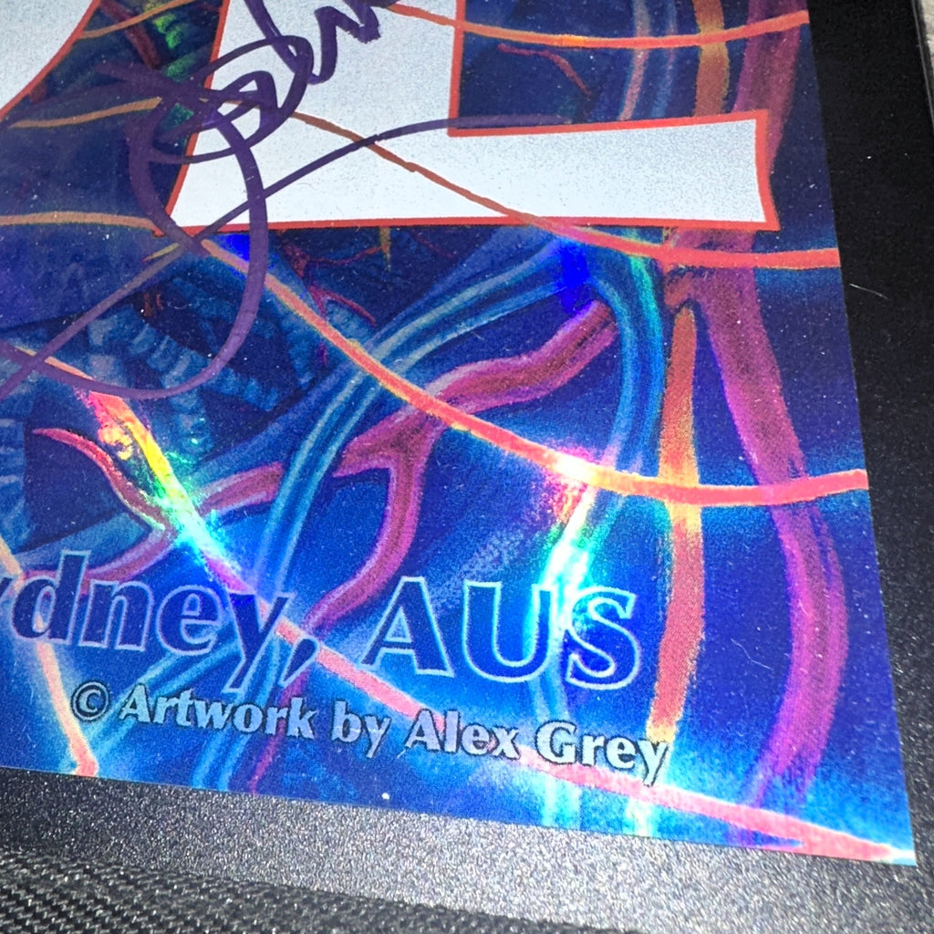 Tool 2020 Sydney AU Fear Inoculum Band Signed Numbered Concert Poster Alex Grey Corner