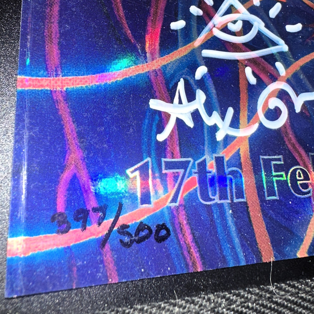 Tool 2020 Sydney AU Fear Inoculum Band Signed Numbered Concert Poster Alex Grey Signature Numbering Corner