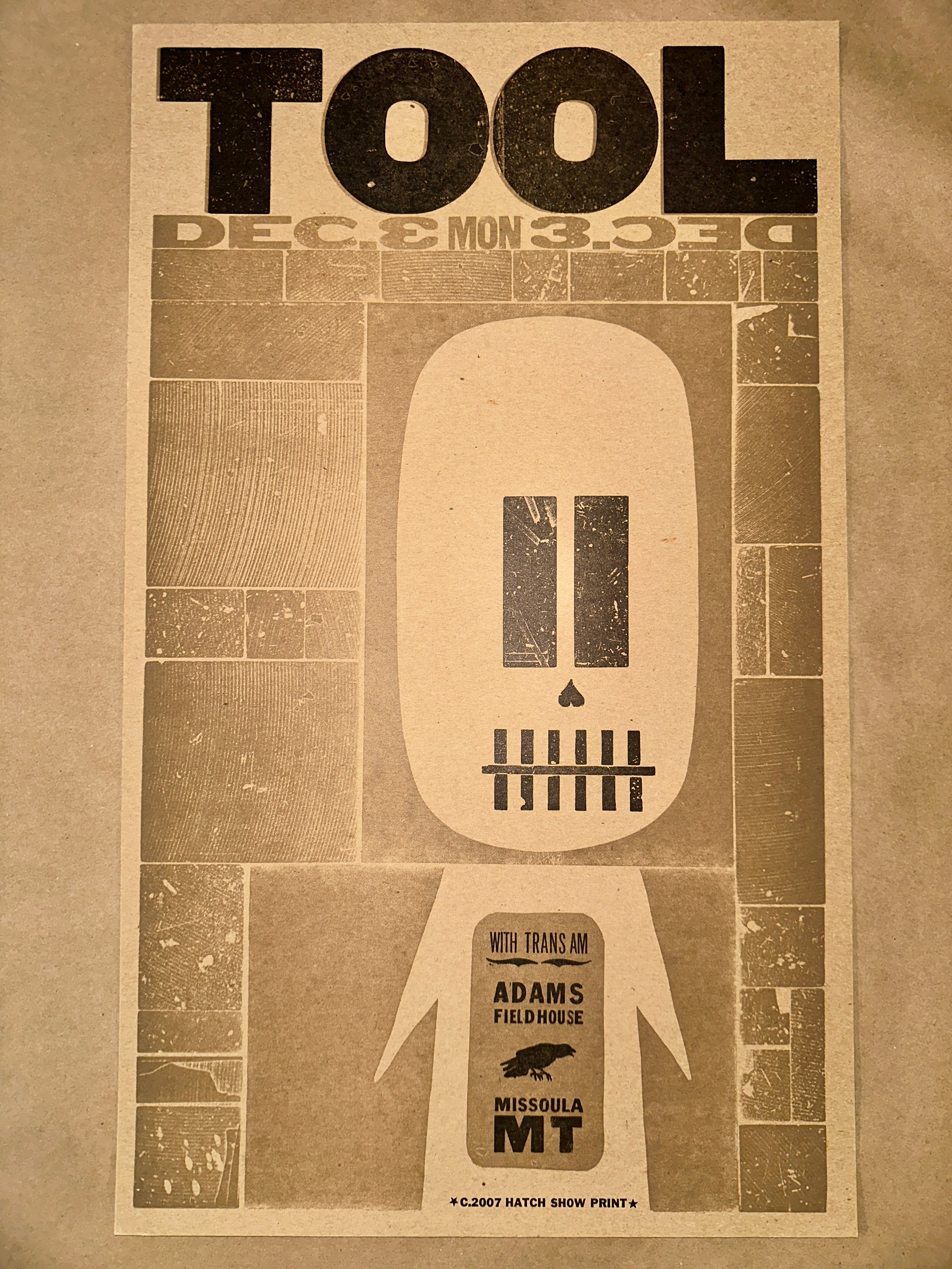 TOOL 2007 ~ Missoula (Hatch) - art_print – Limited Collectibles