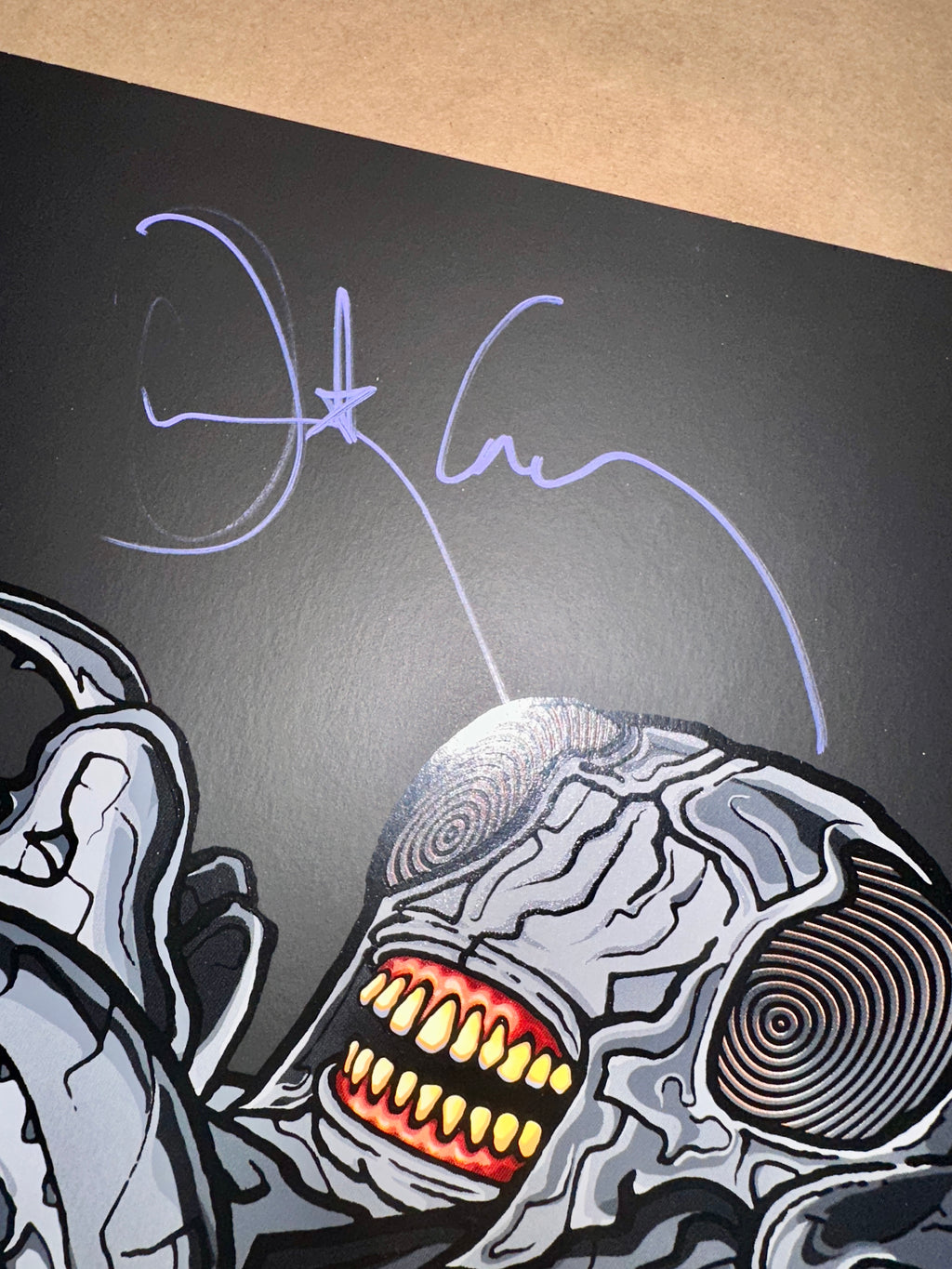 Tool 2016 San Diego Concert Poster - Band Signed - Adam Jones