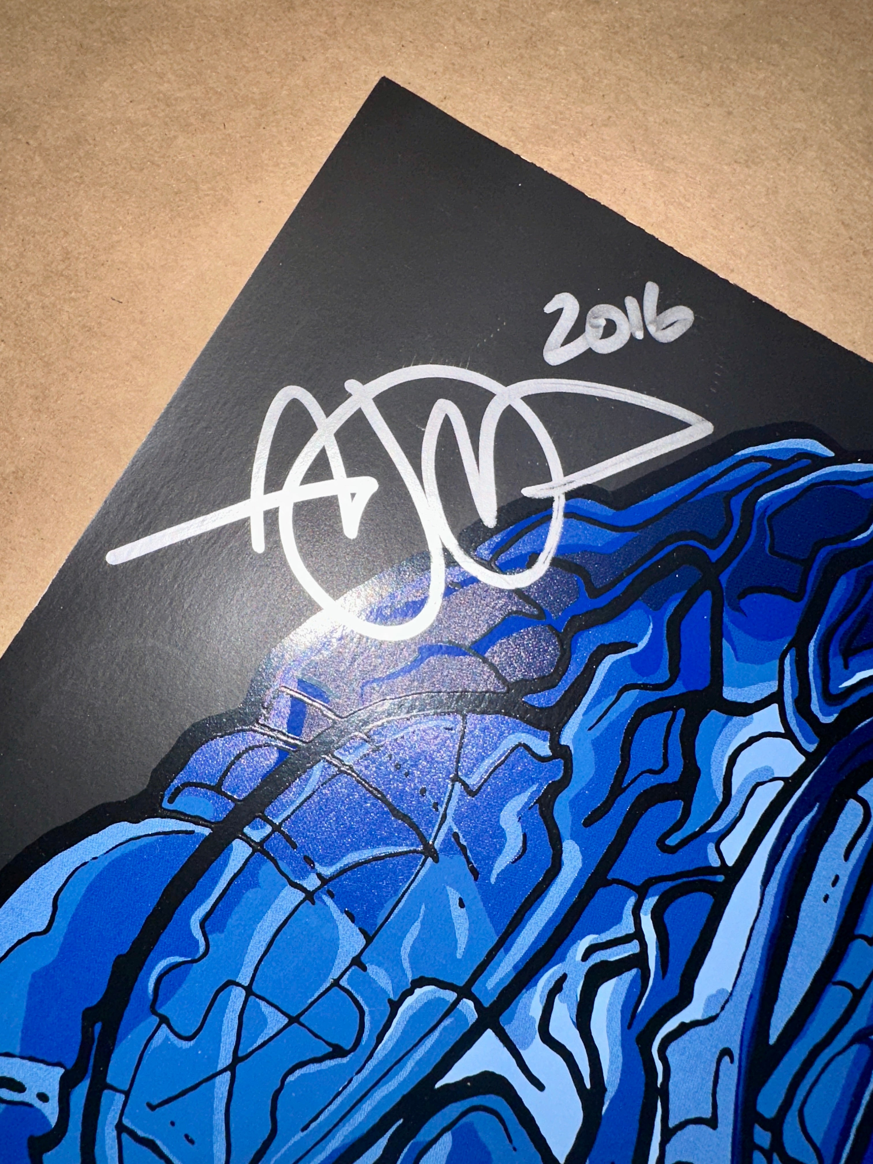 Tool 2016 San Diego Concert Poster - Band Signed - Adam Jones – Limited Collectibles