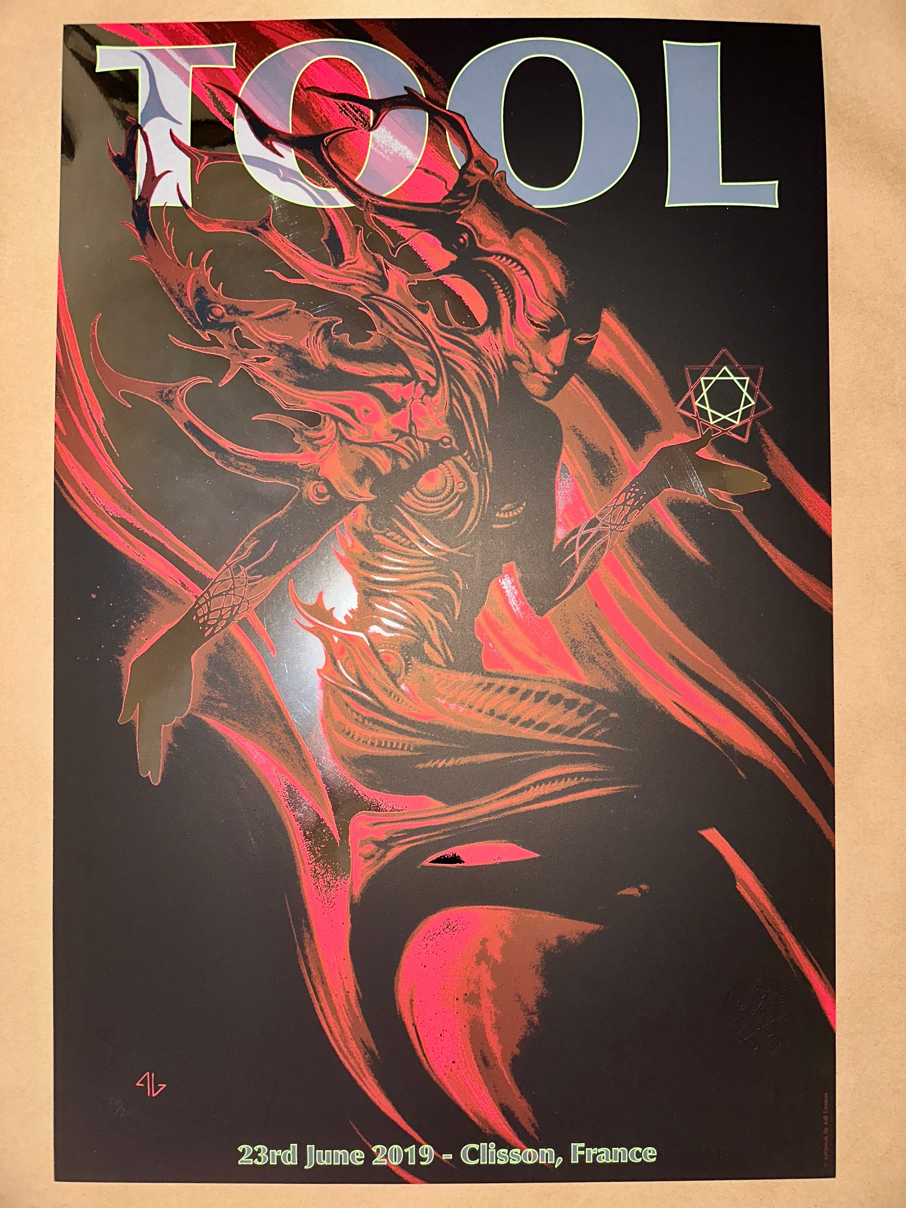 TOOL 2019 ~ Clisson, France (Adi Granov) - art_print – Limited Collectibles