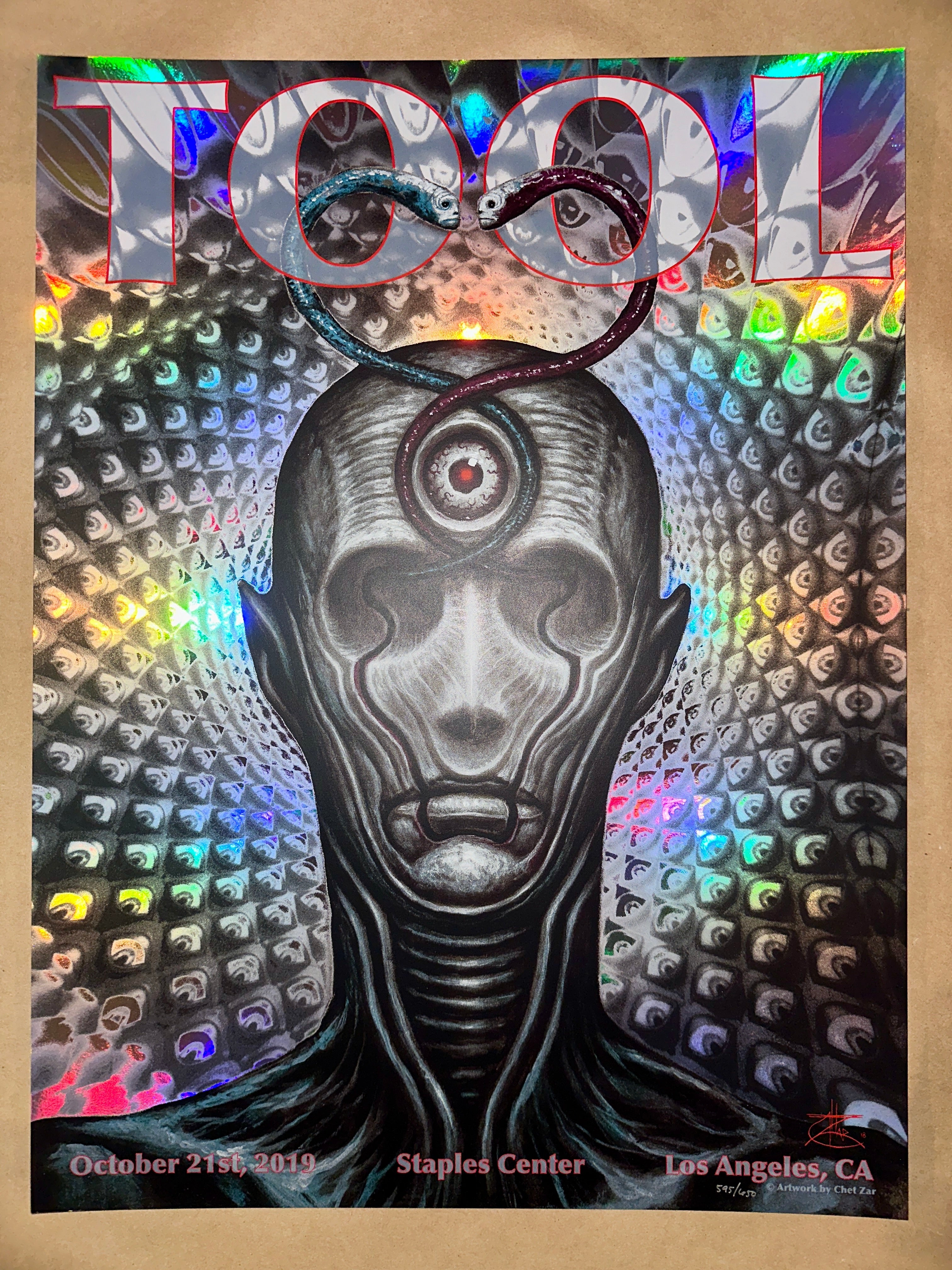 TOOL 2019 ~ Los Angeles Night 2 (Chet Zar) - art_print – Limited Collectibles