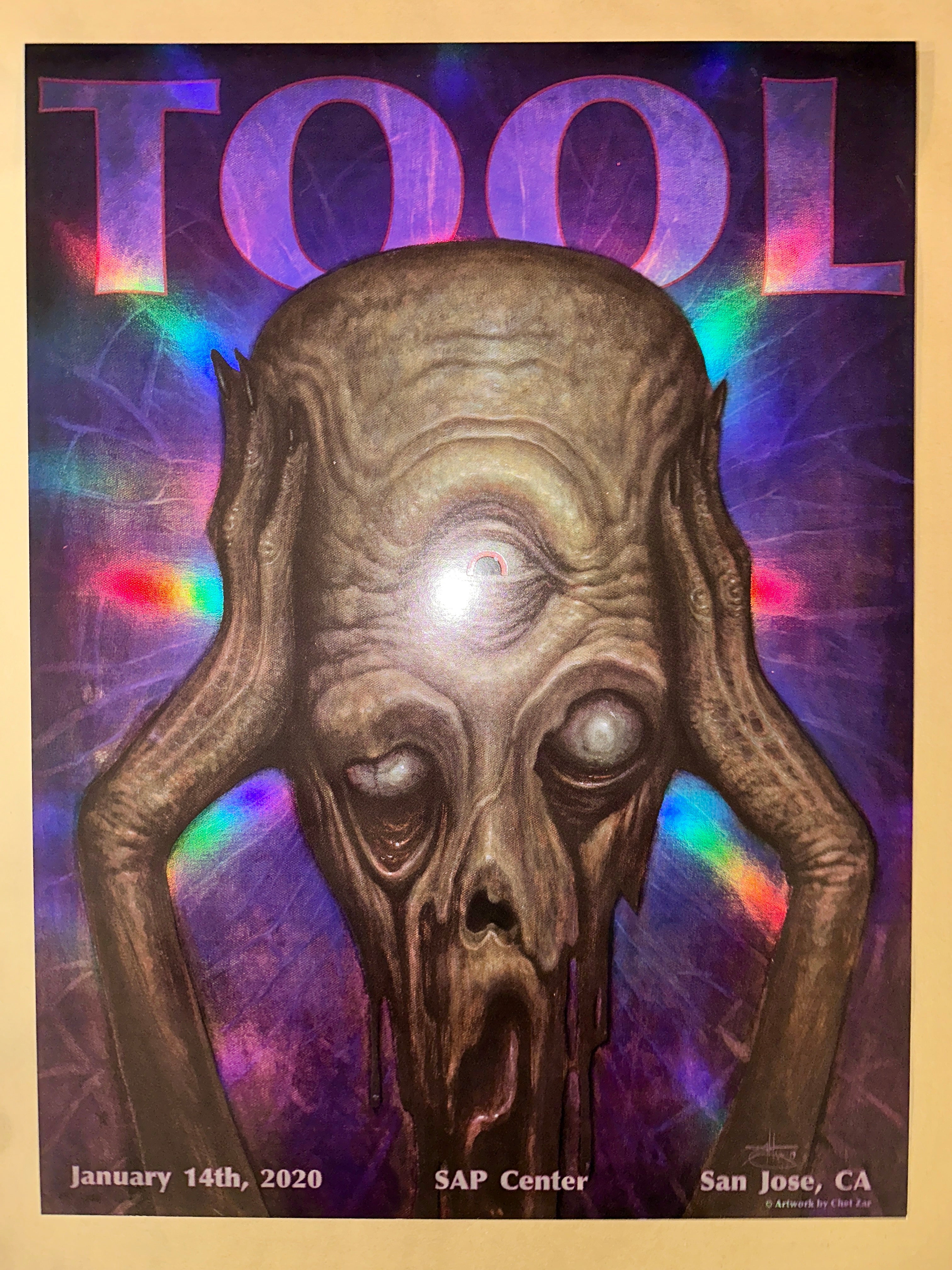 TOOL 2020 ~ San Jose (Chet Zar) - art_print – Limited Collectibles