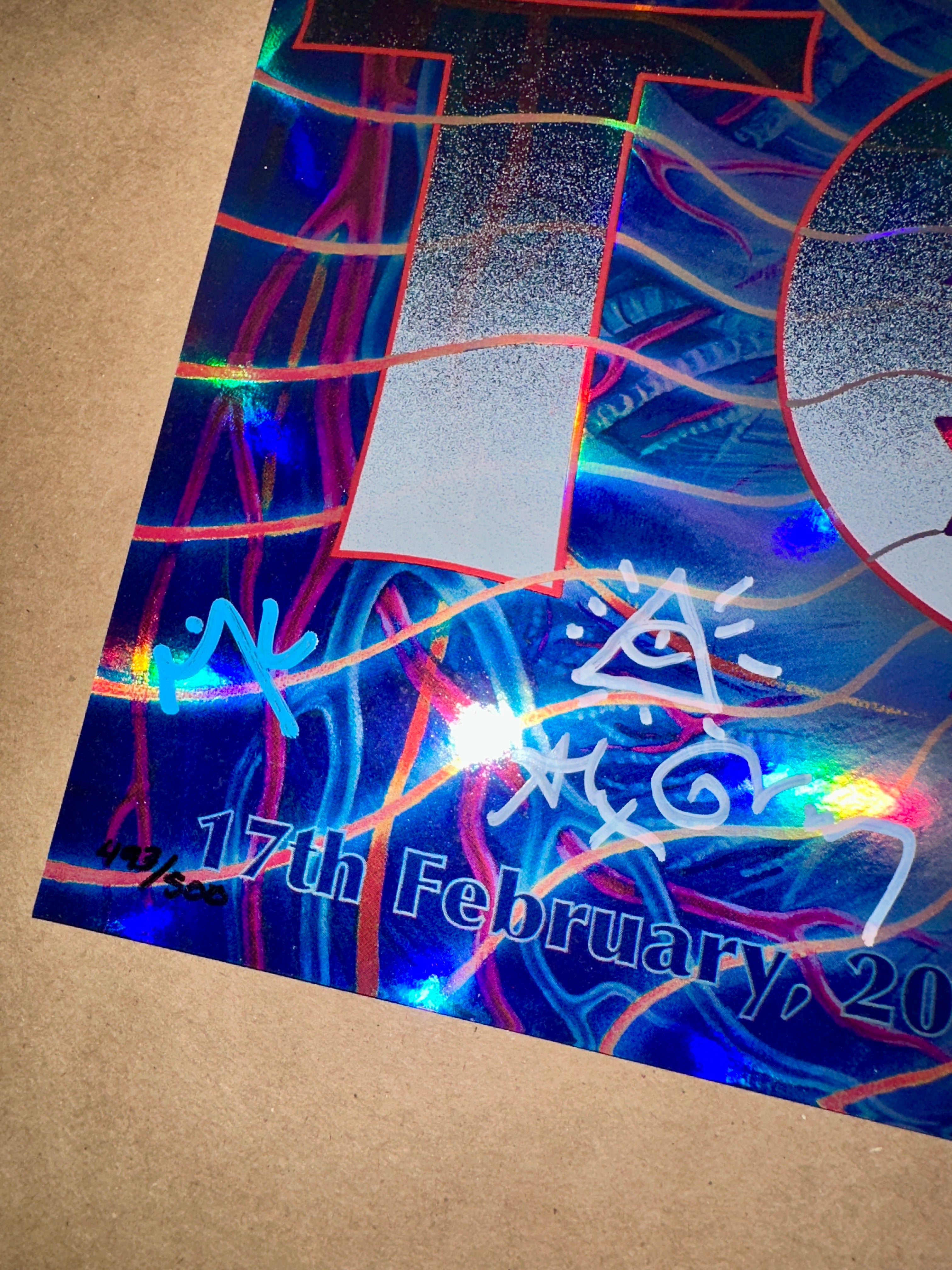 Tool 2020 Sydney Fear Inoculum Tour Concert Poster – Band-Signed – Alex Grey – Limited Collectibles