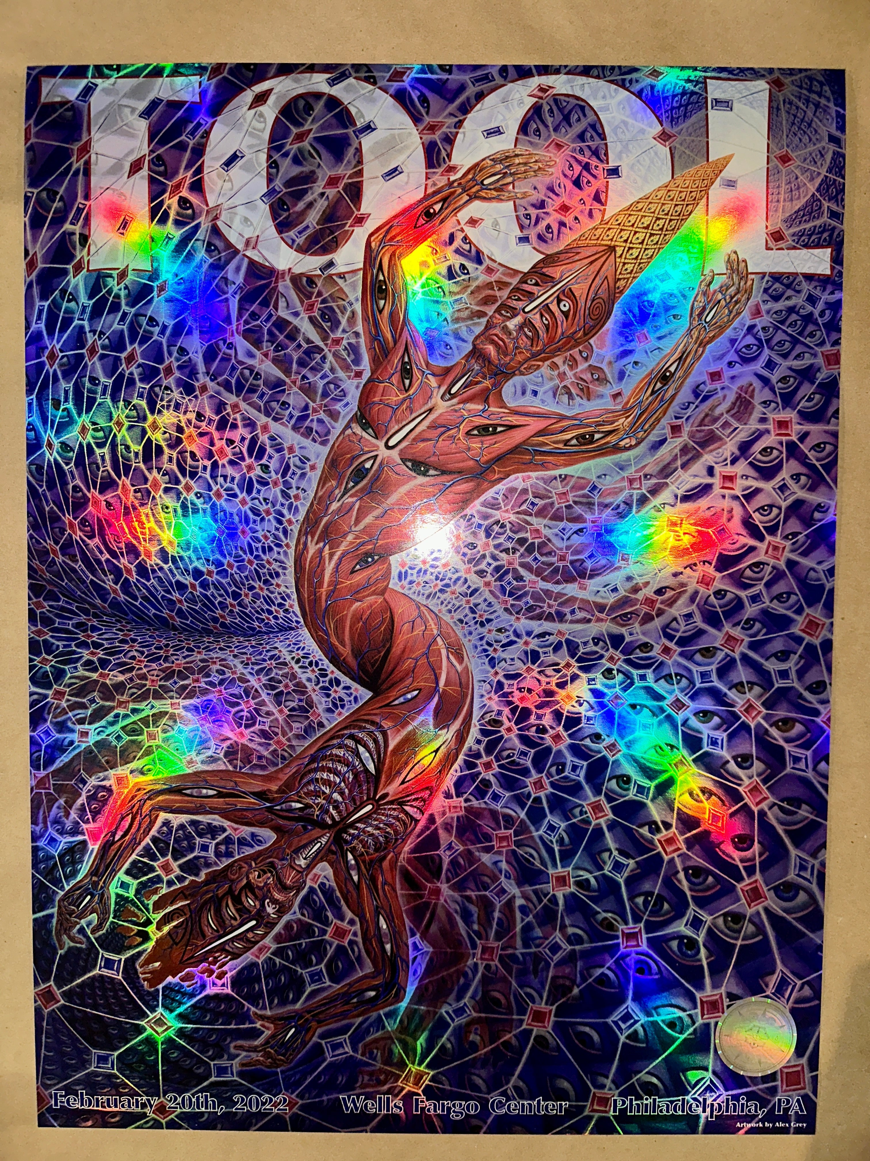 TOOL 2022 ~ Philadelphia (Alex Grey) - art_print – Limited Collectibles