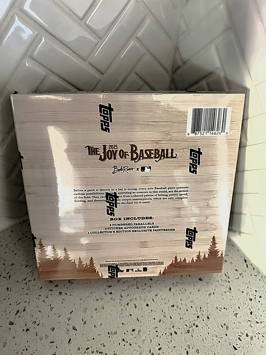 Topps x Bob Ross 2025 ~ Joy of Baseball ~ Collectors Hobby Box