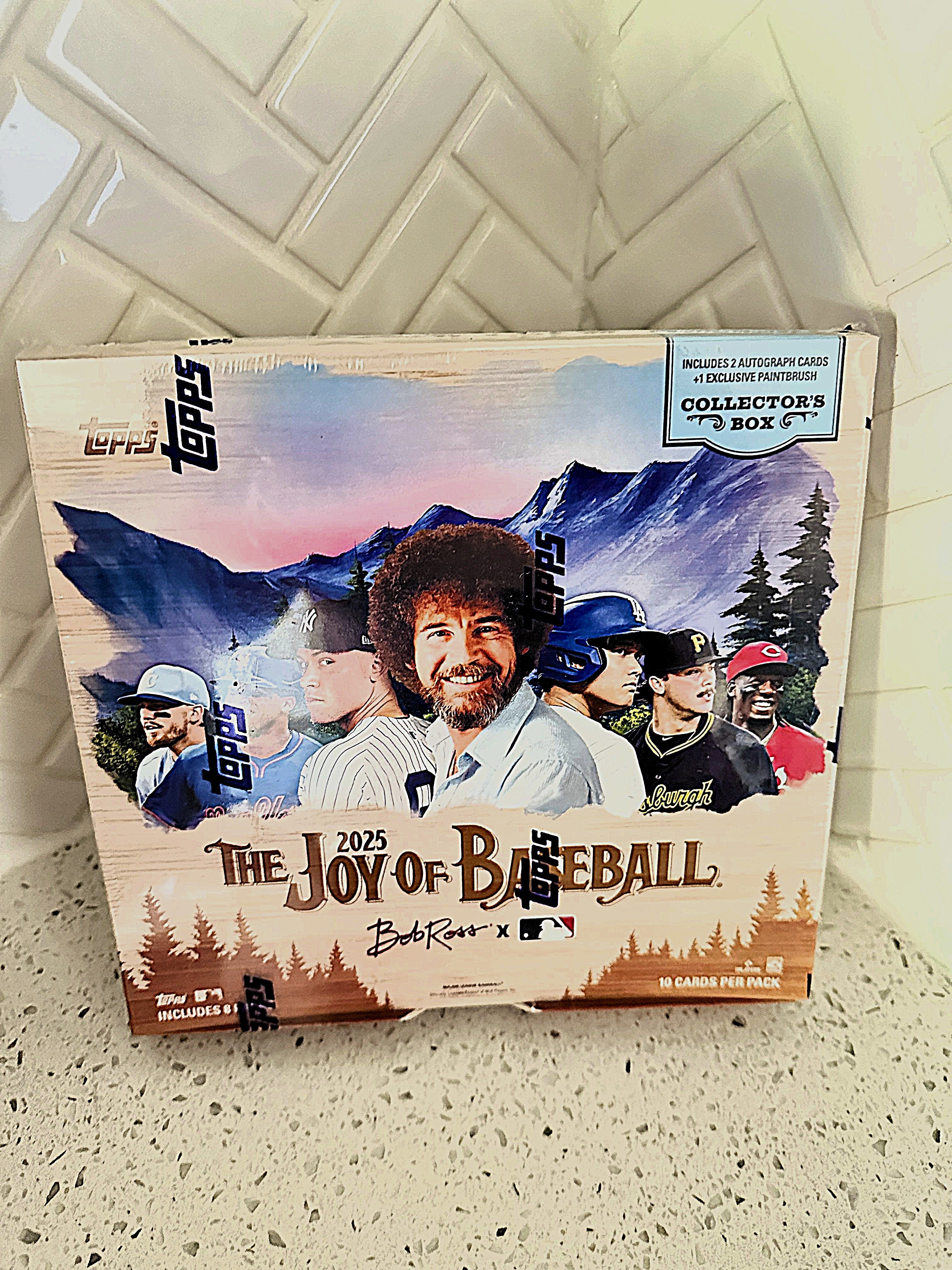 Topps x Bob Ross 2025 ~ Joy of Baseball ~ Collectors Hobby Box - sports_cards – Limited Collectibles