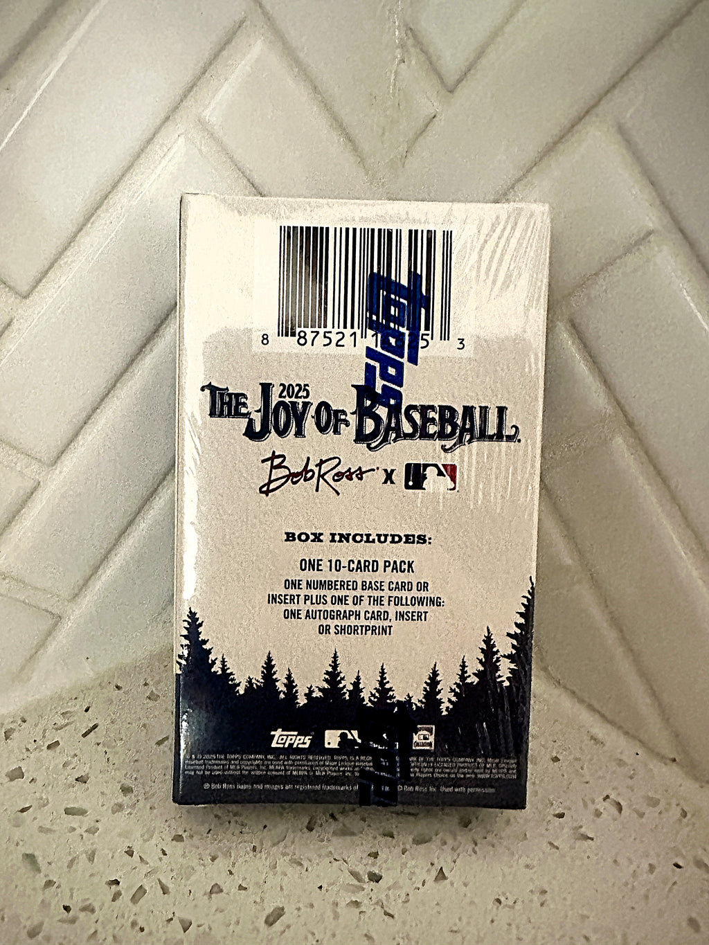 Topps x Bob Ross 2025 ~ Joy of Baseball ~ Happy Little Hobby Box