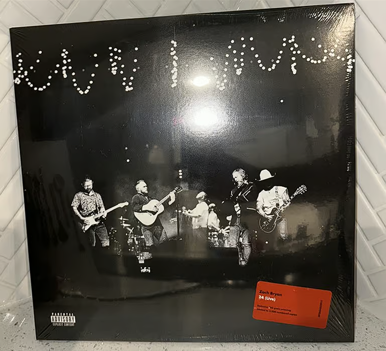 Zach Bryan 24 (Live) 3LP Limited Numbered Edition Vinyl Record Front