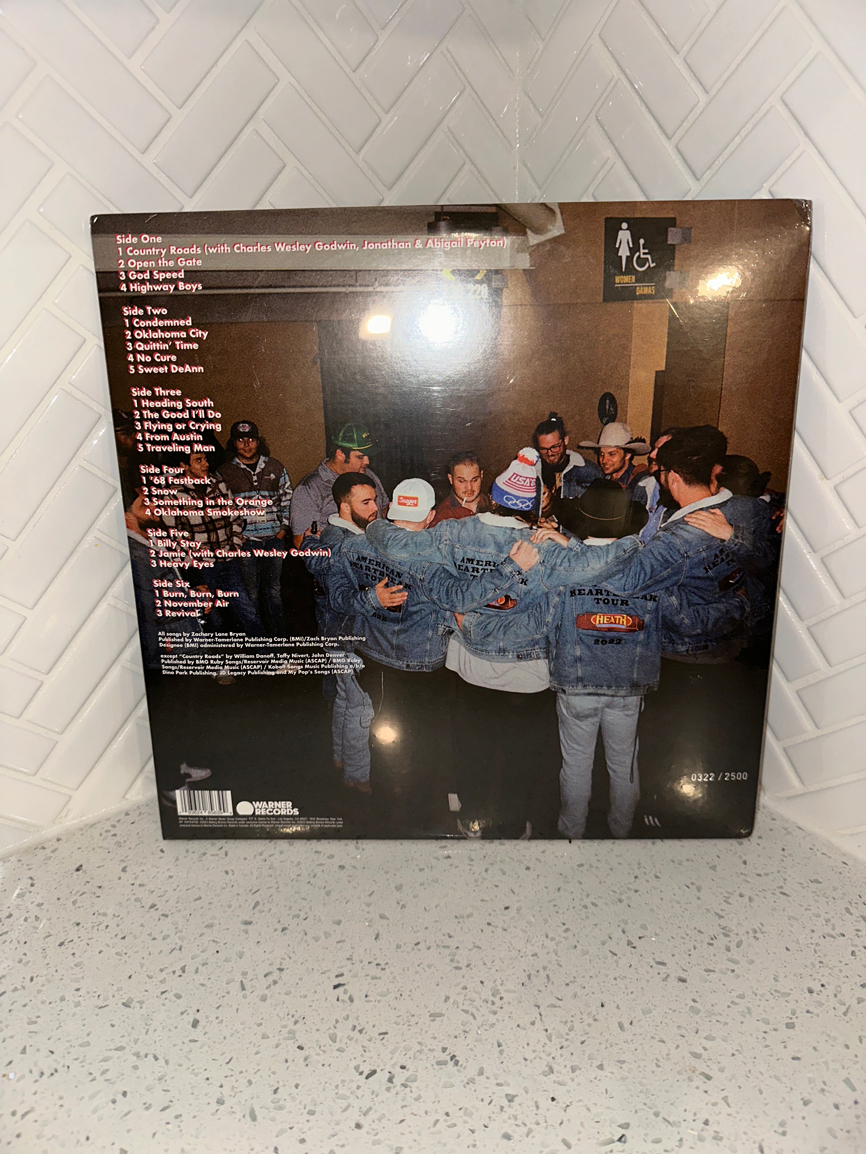 Zach Bryan All My Homies Hate Ticketmaster Live from Red Rocks Numbered Vinyl – Limited Collectibles